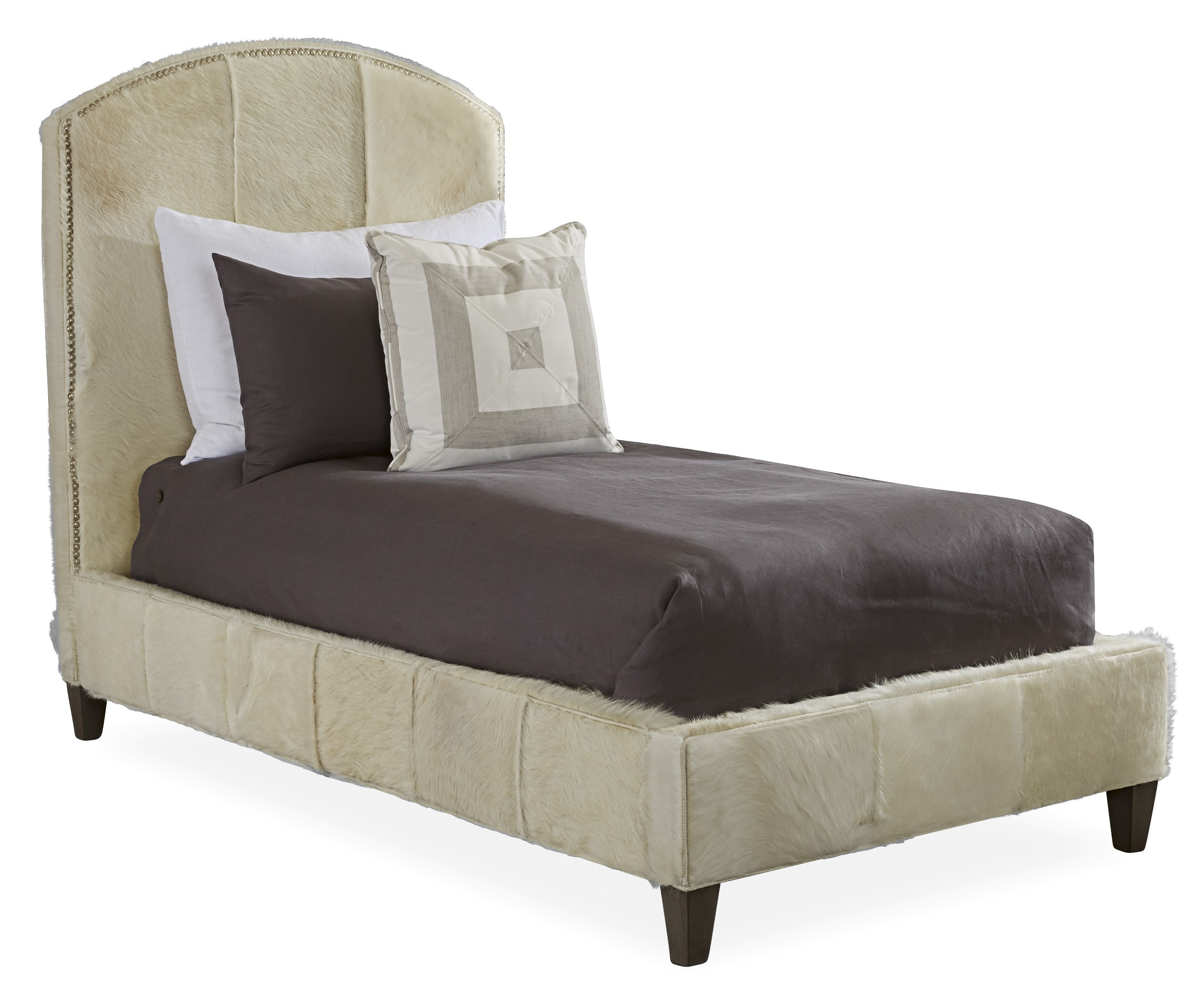 Lee Industries Leather Arch Headboard With Rails - Twin LA2-30MP6T