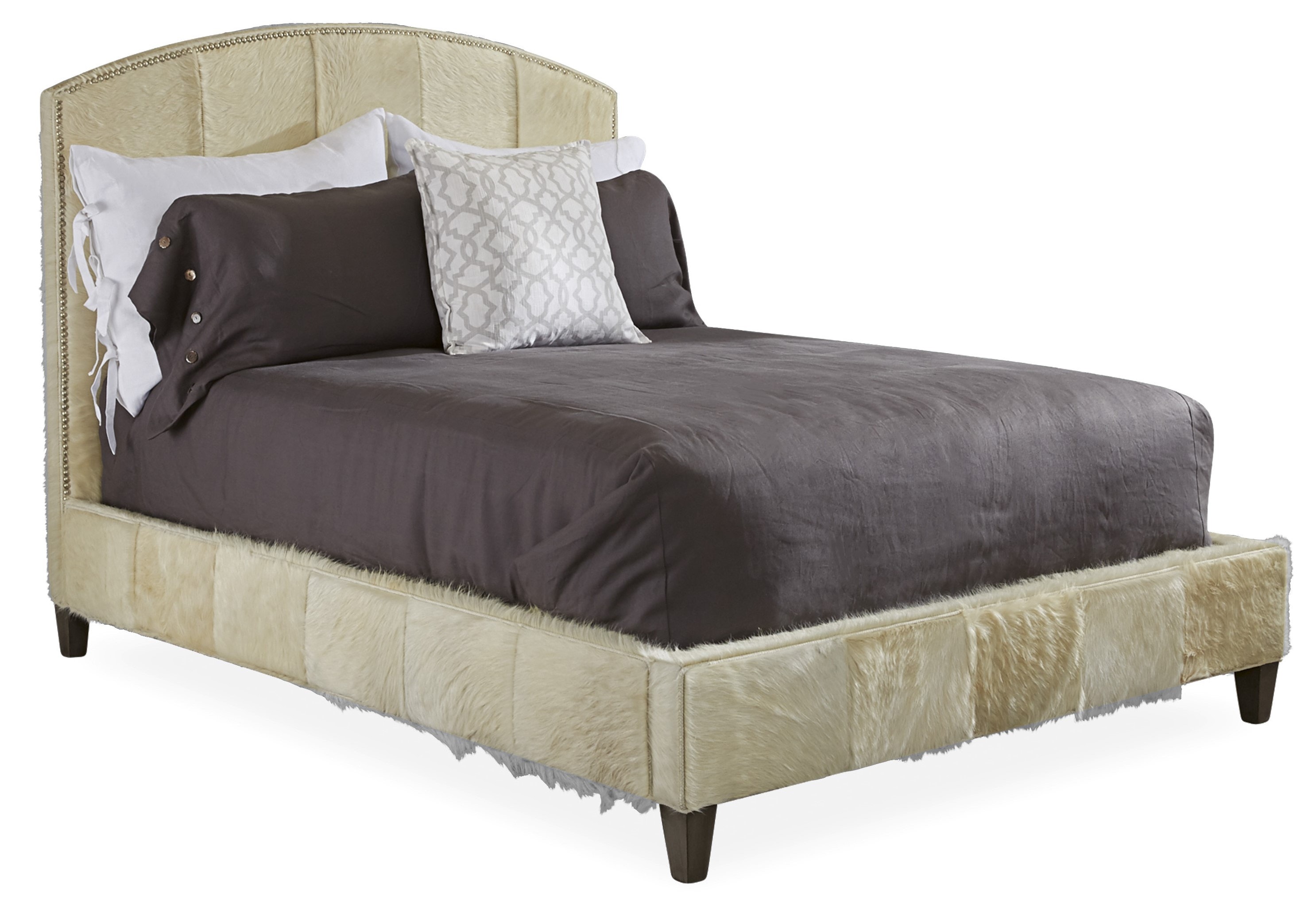 Lee Industries Leather Arch Headboard With Rails - Full LA2-46MP6T