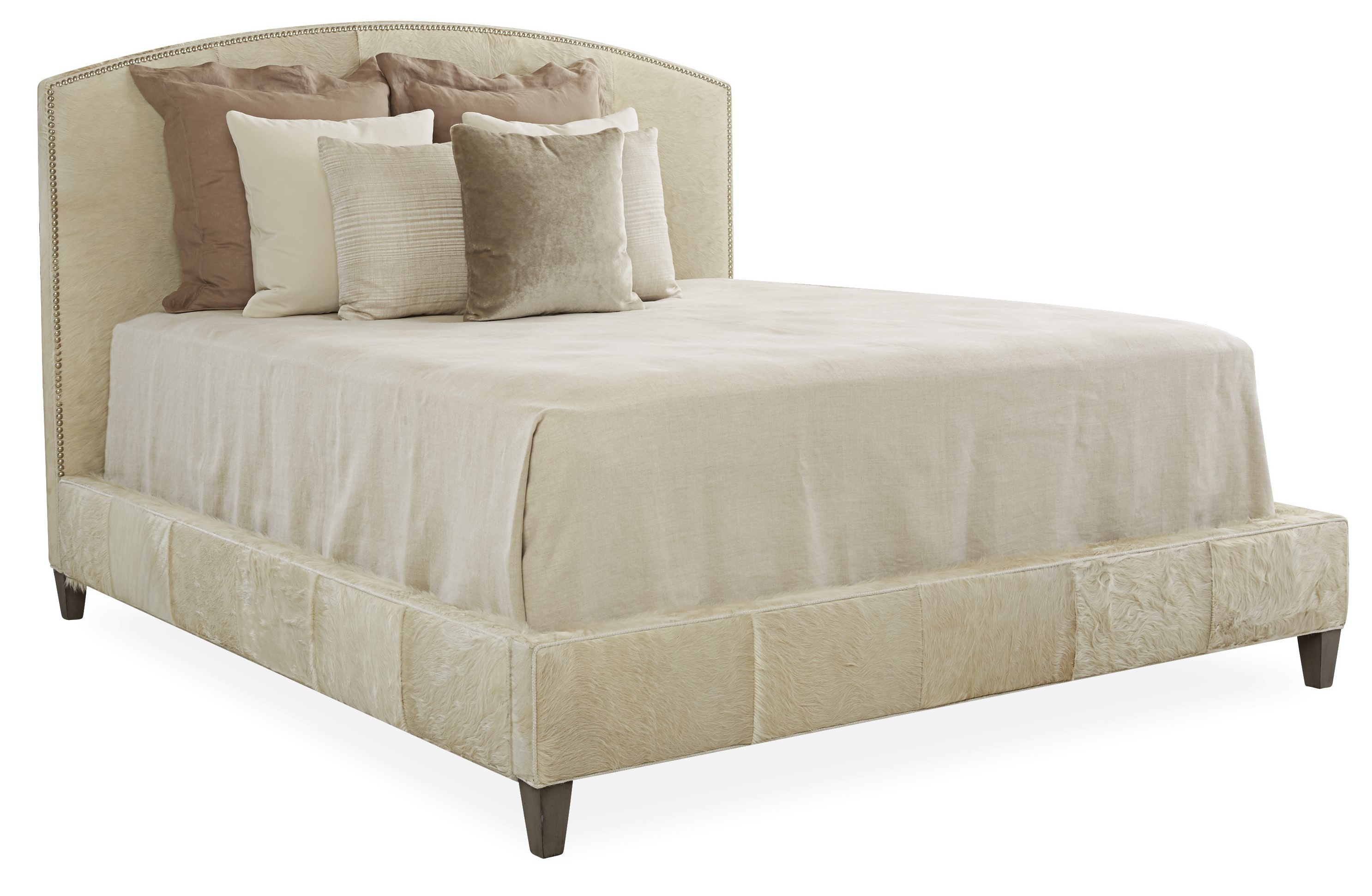 Lee Industries Leather Arch Headboard With Rails - King LA2-66MP6T