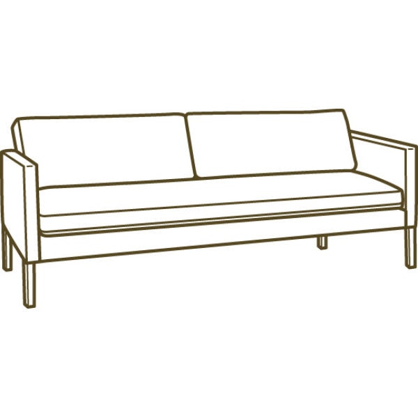 Lee Industries Leather Slipcovered Extra Long Sofa LS7099-44