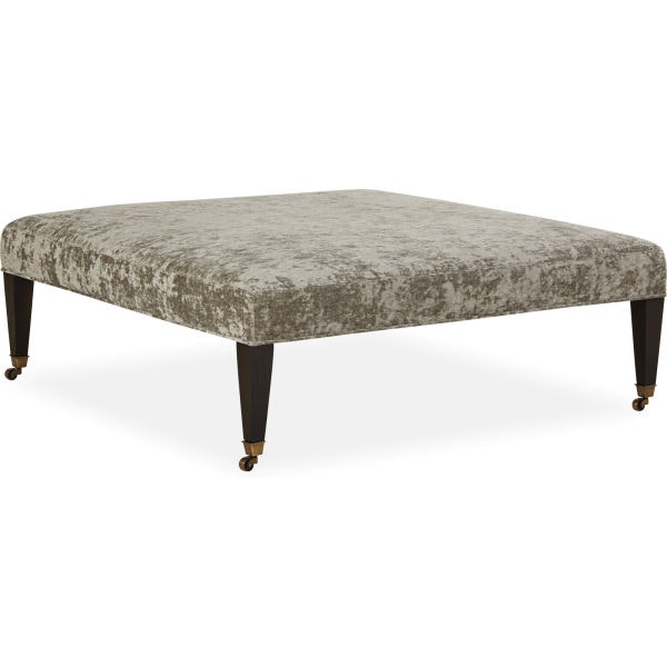 Lee Industries Leather Cocktail Ottoman LNTAPC4848