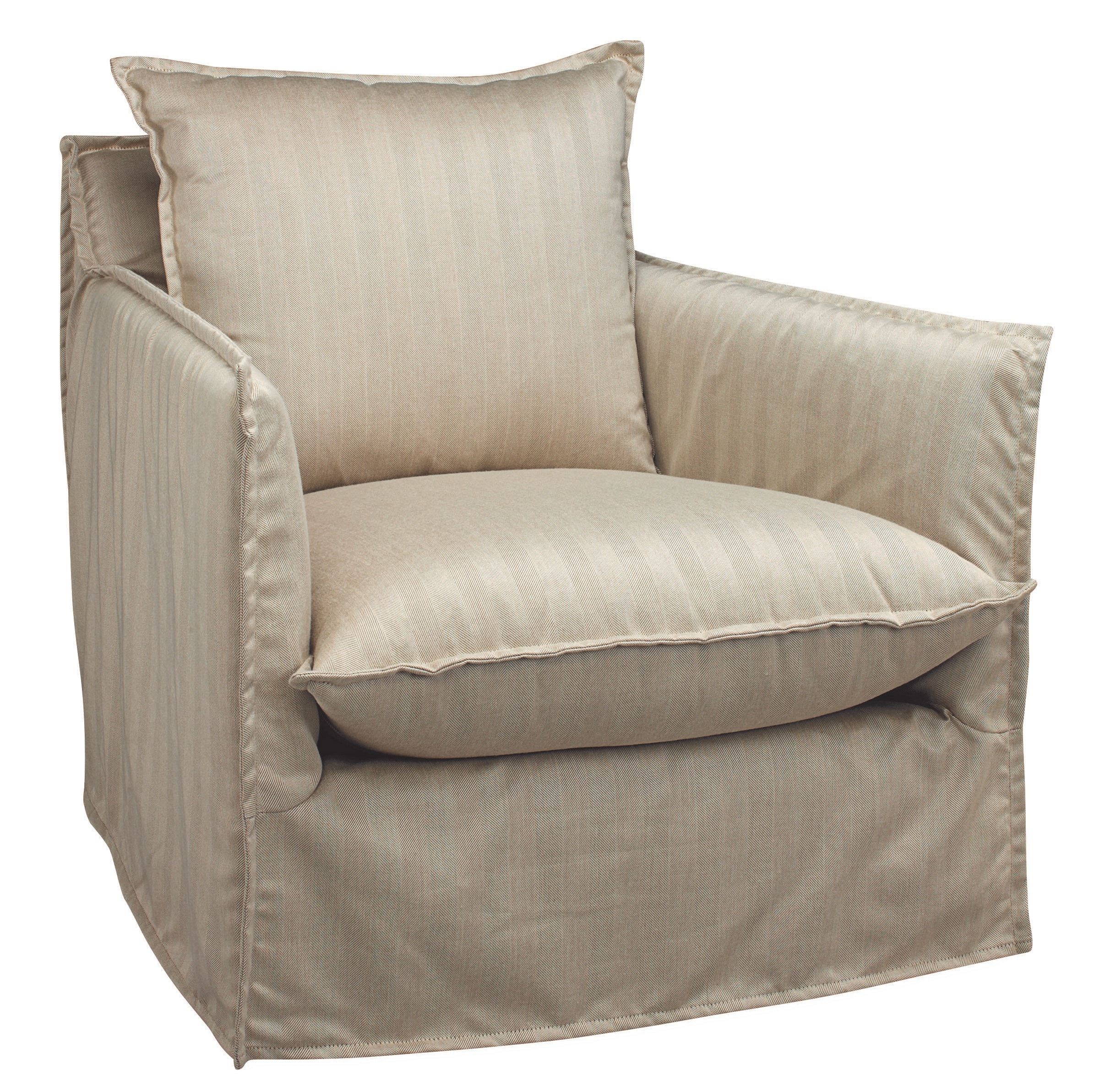 Lee Industries Outdoor Slipcovered Swivel Chair US102-01SW