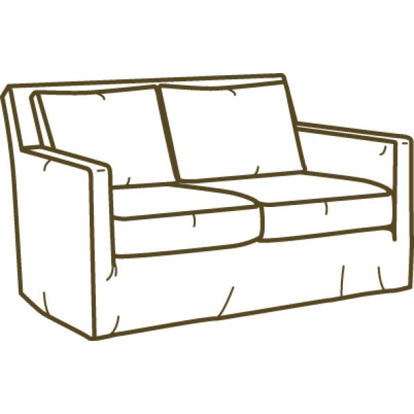 Lee Industries Outdoor Slipcovered Apartment Sofa US112-11