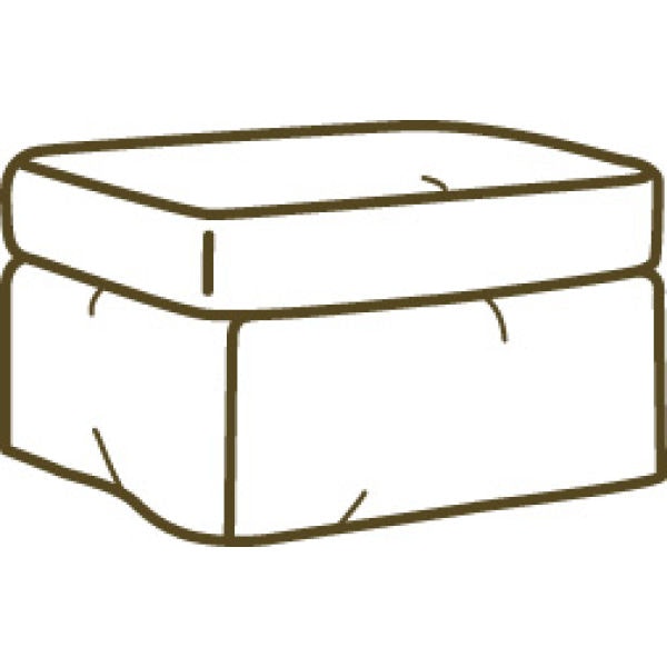 Lee Industries Lotus Outdoor Slipcovered Ottoman US116-00
