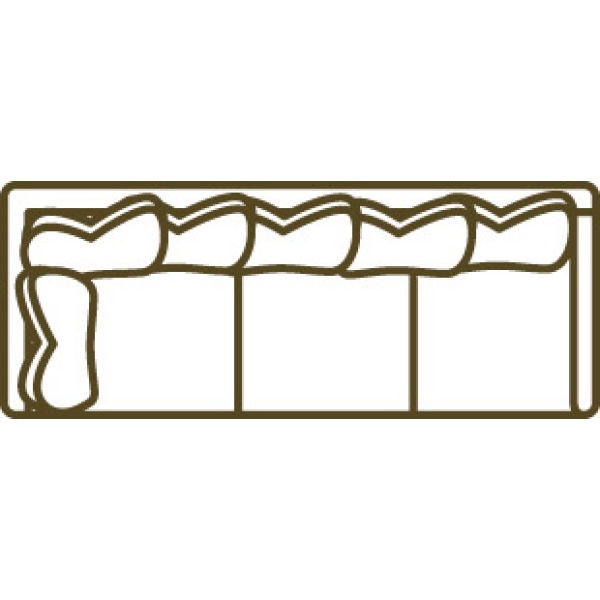 Lee Industries Outdoor Slipcovered Cornering Sofa US118-23RF