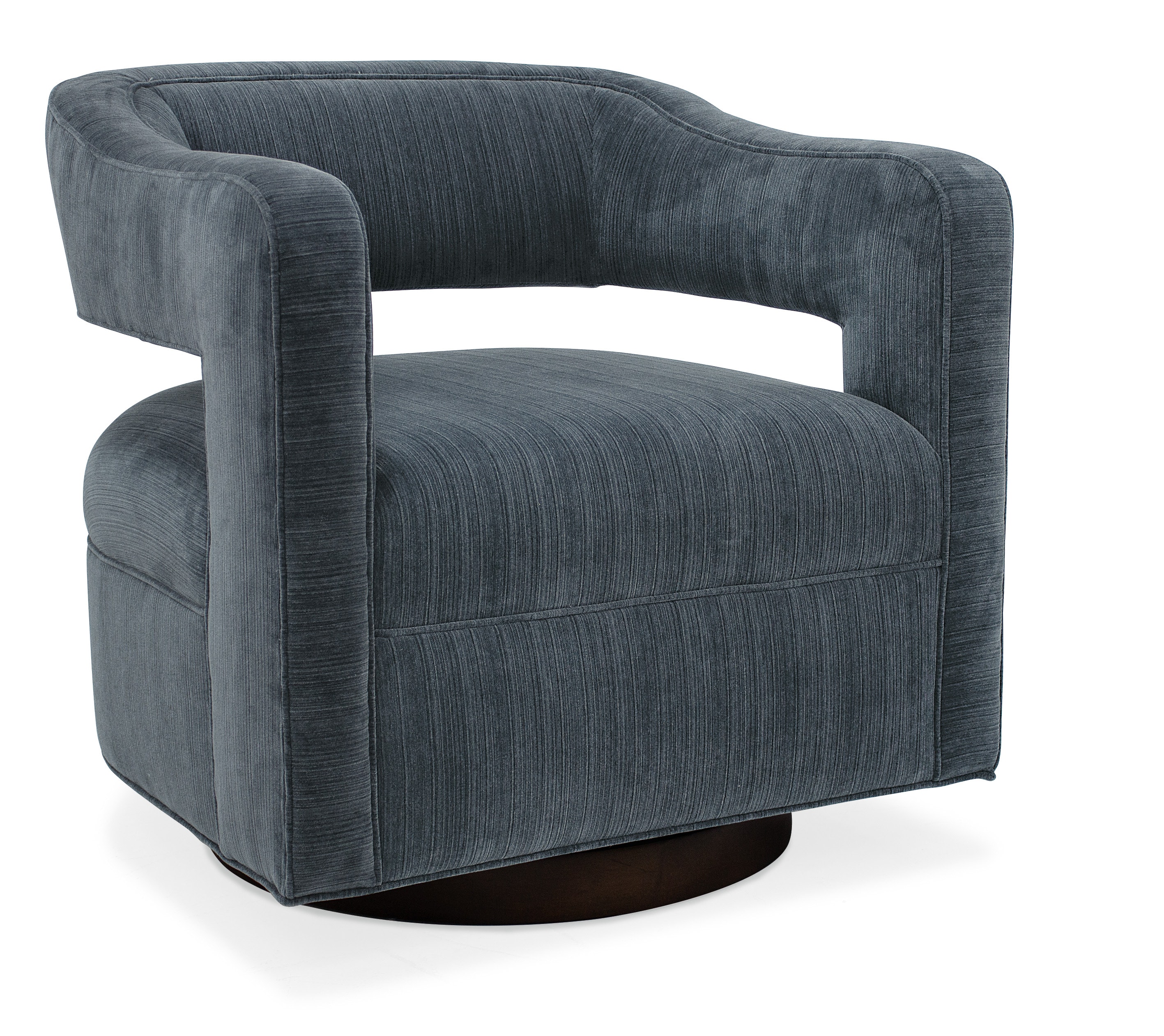 Sam Moore Max Swivel Chair - Wood Base 1638