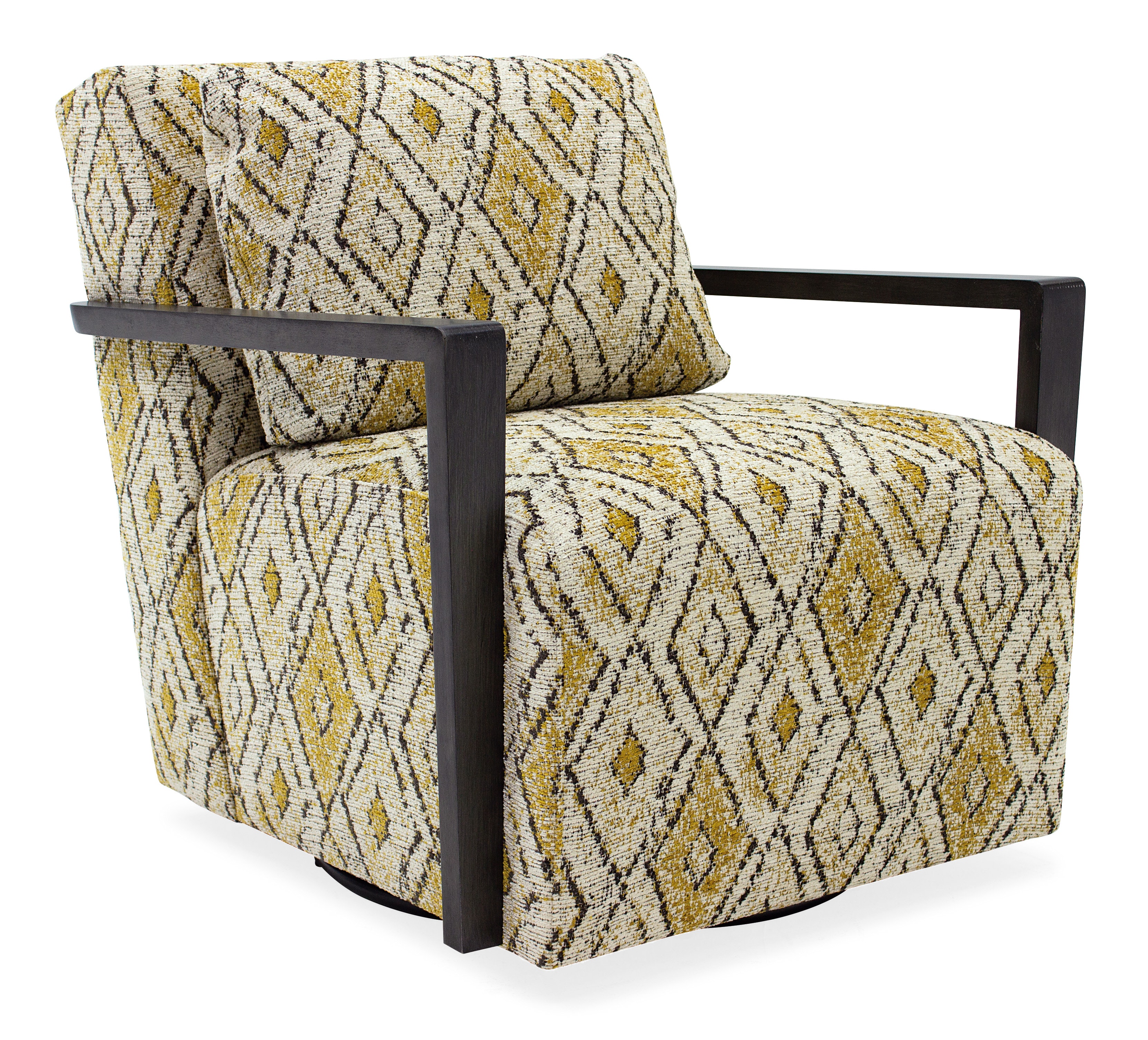 Sam Moore Creighton Exposed Wood Swivel Chair 4143