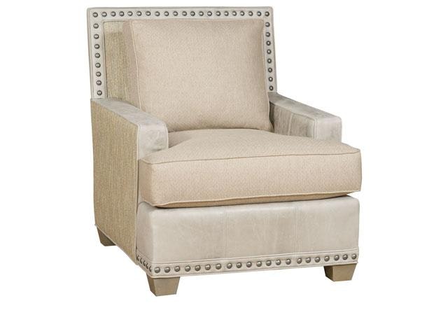 King Hickory Savannah Leather Fabric Chair 1001-TGN-LF