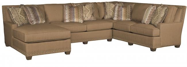 King Hickory Savannah Right Arm Facing Corner Sofa 1063-TWN-F