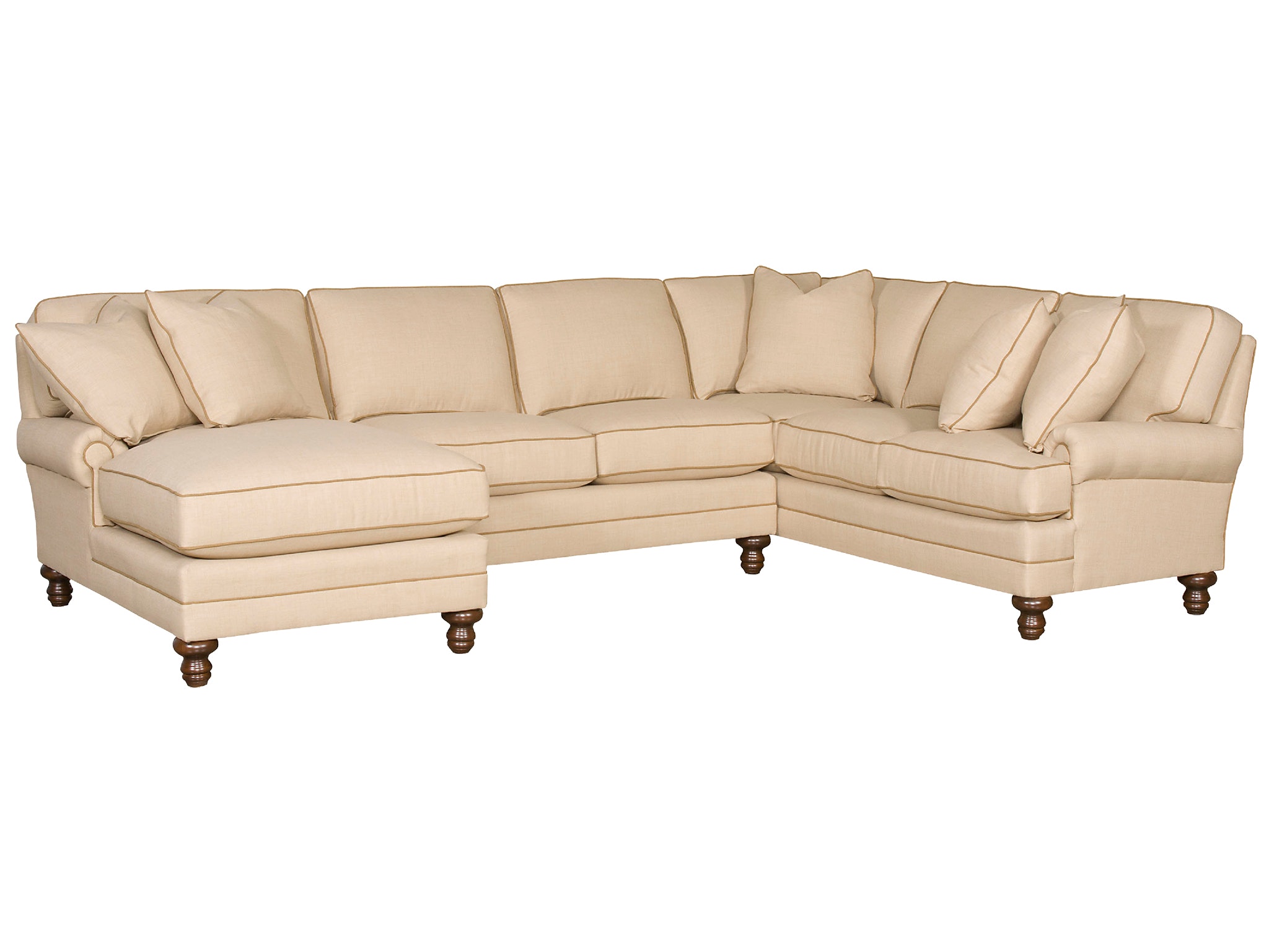 King Hickory Kelly Sectional 1200-82-74-63