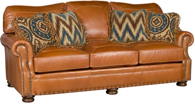 King Hickory Easton Leather Sofa 1600-L