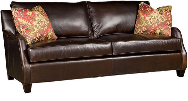 King Hickory Santa Cruz Leather Sofa 3200-L