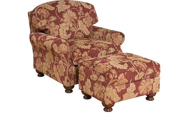King Hickory Bailey Ottoman 4358