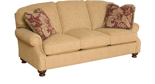 King Hickory Bailey Fabric Sofa 4350