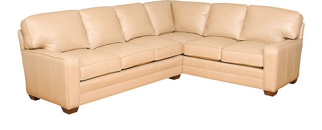 King Hickory Bentley Leather Sectional 4400-Sect-L
