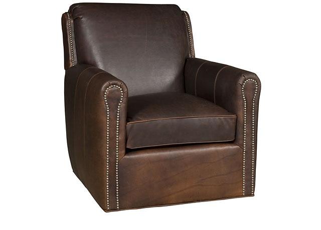 King Hickory Austin Leather Swivel Chair C31-01-SL