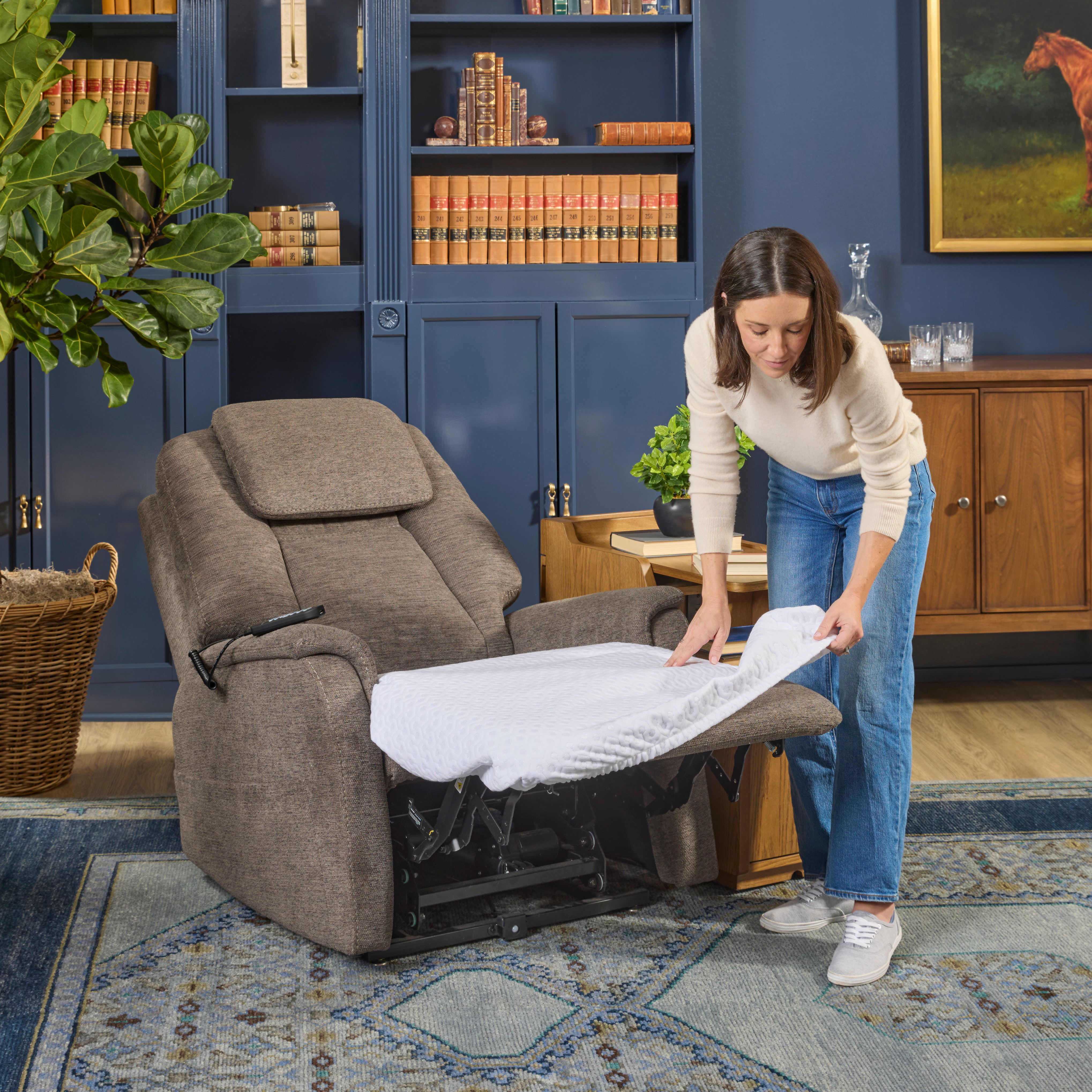 Flexsteel 1080-A102-Perf Chair Protectr with DriTech 1080-A102