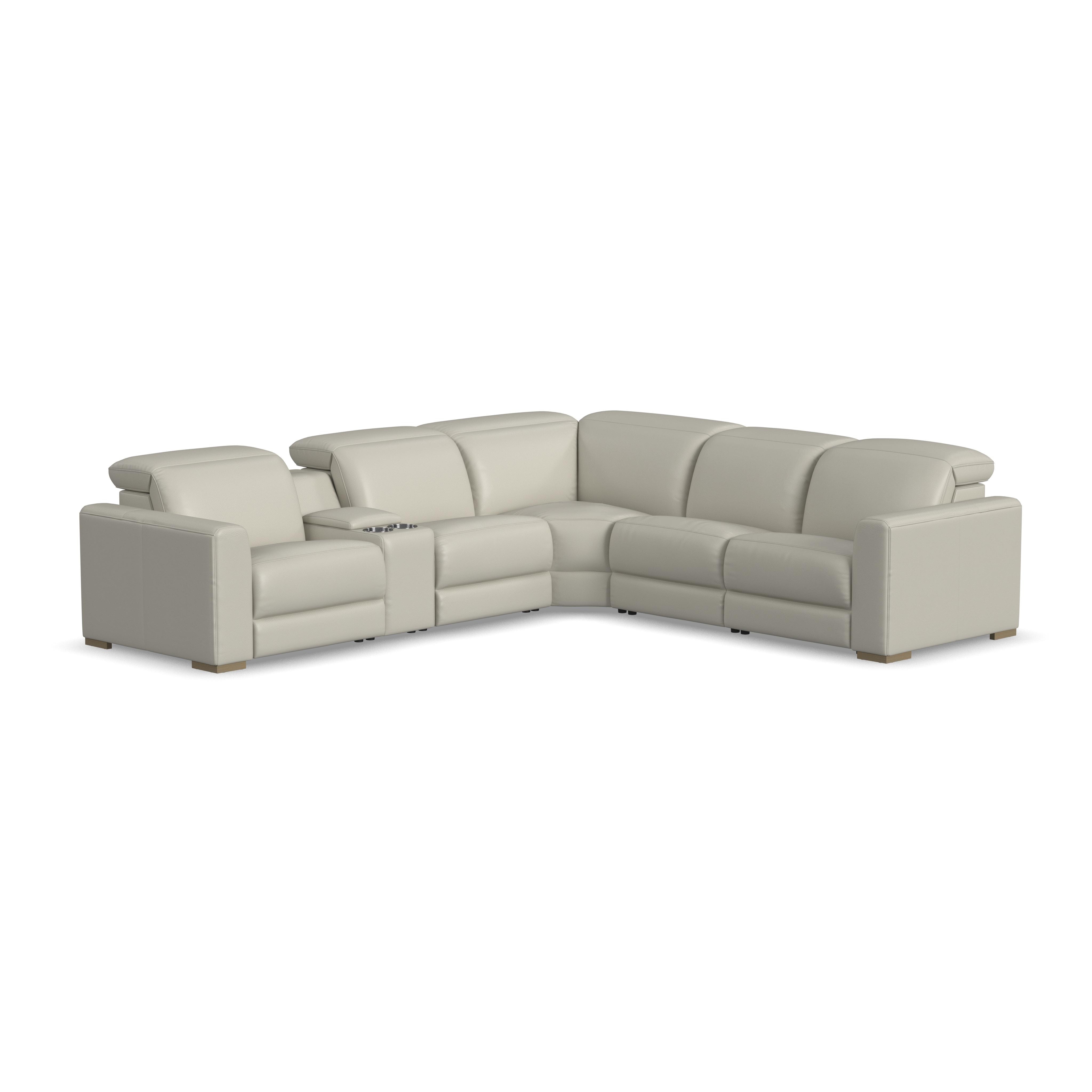 Flexsteel Power Reclining Sectional with Power Headrests 1327-SECTPH-74911