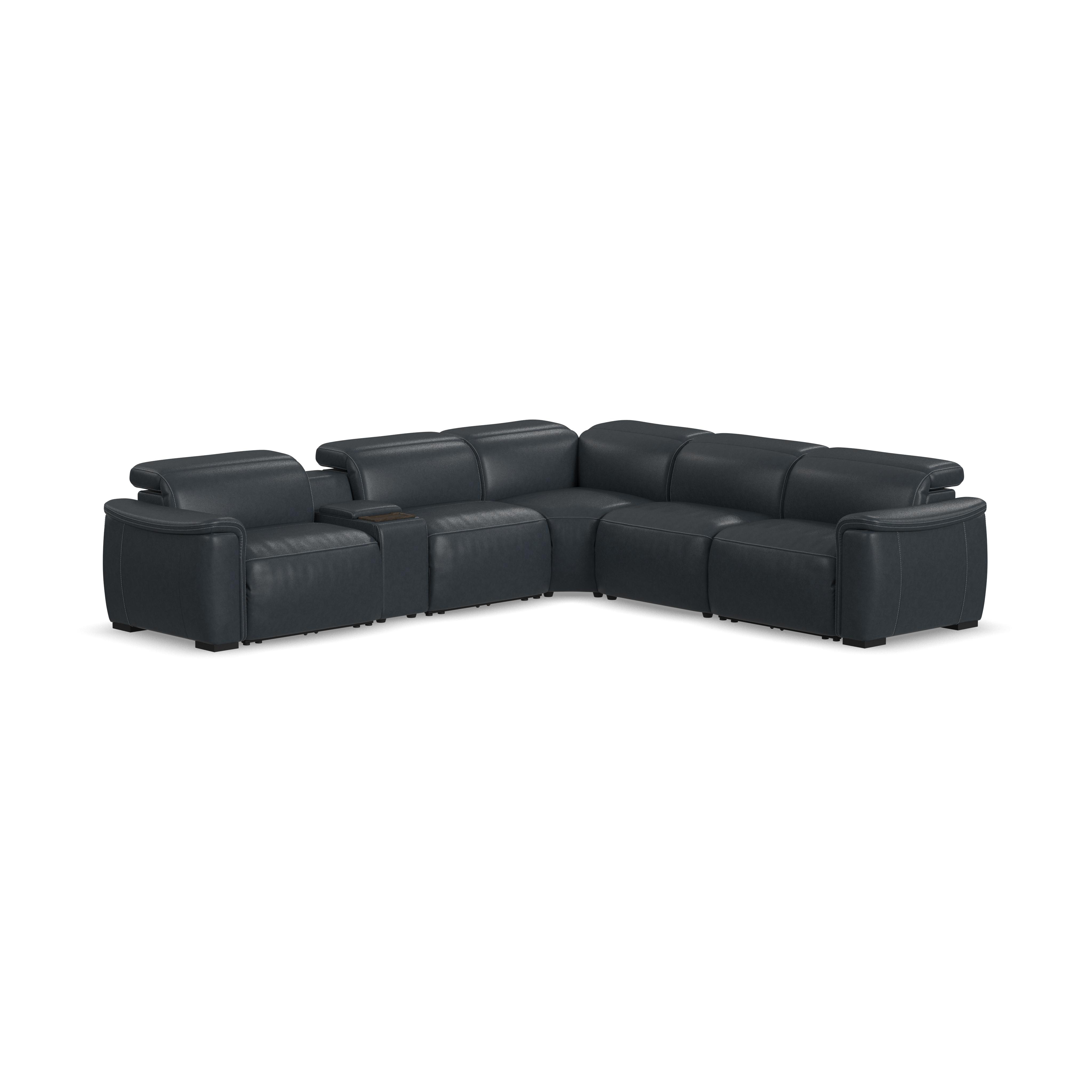 Flexsteel Power Reclining Sectional with Power Headrest 1427-SECTPH-73240