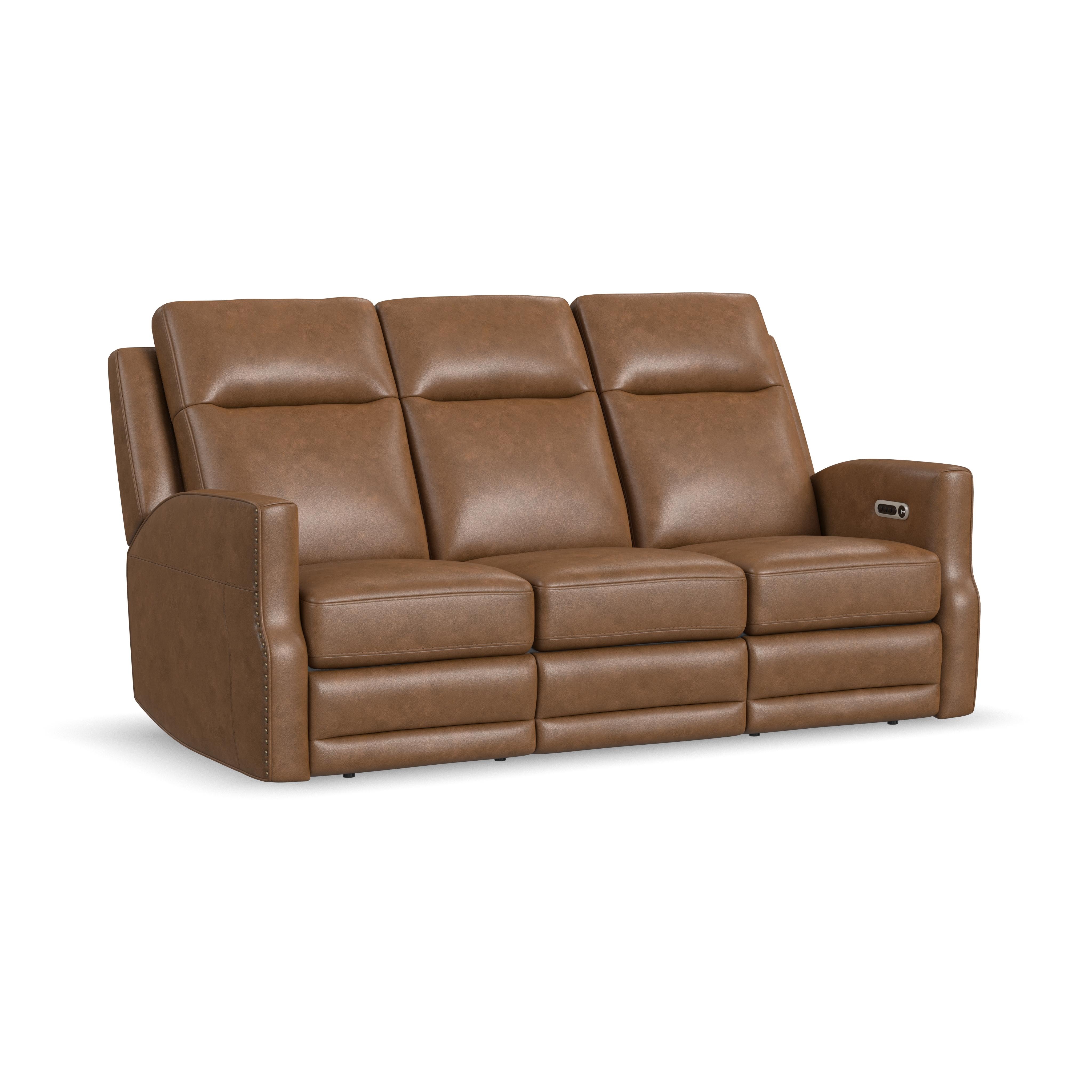Flexsteel 1585-62PH-68572-Pw Rec Sofa With PwHr and Lb 1585-62PH-68572