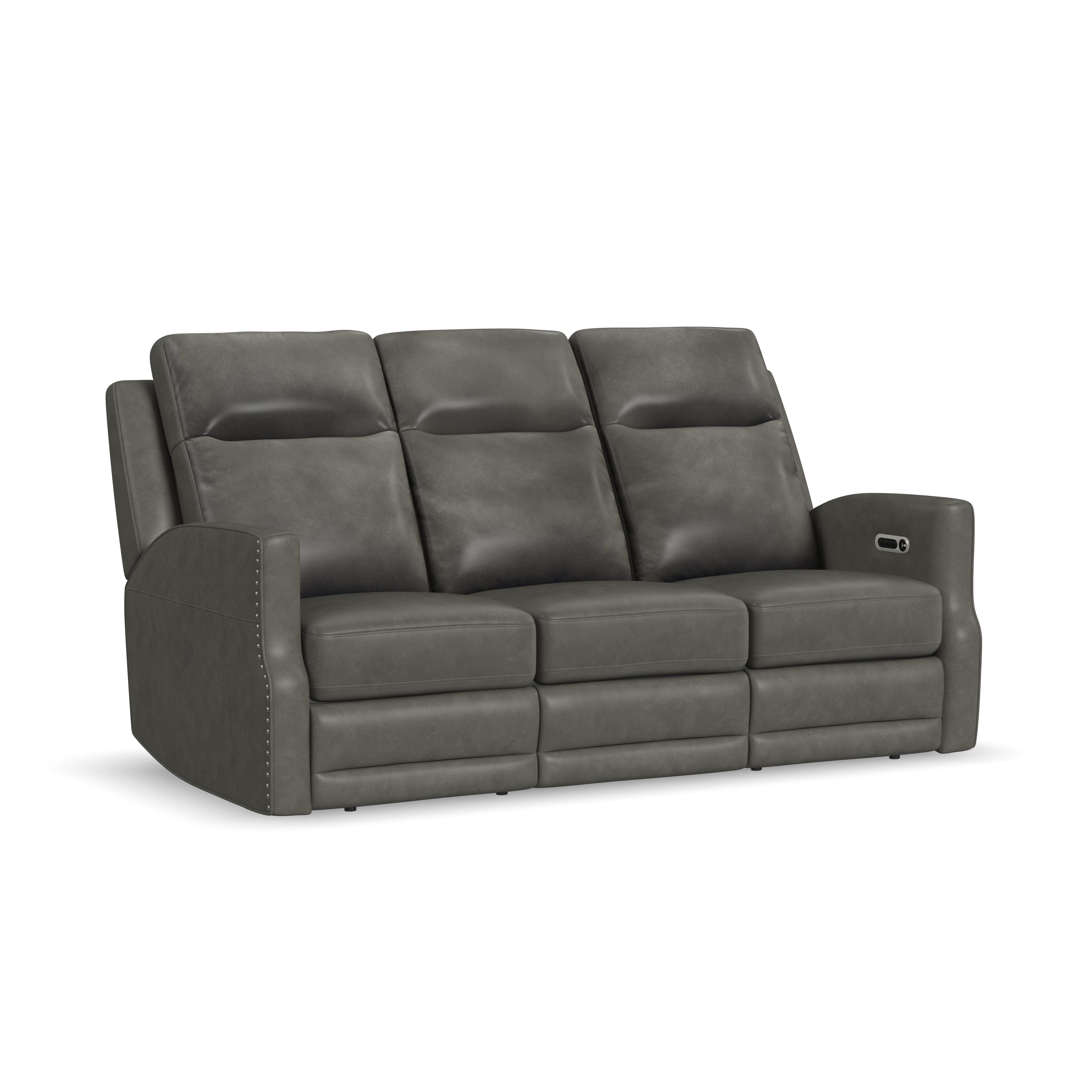 Flexsteel 1585-62PH-72702-Pw Rec Sofa With PwHr and Lb 1585-62PH-72702