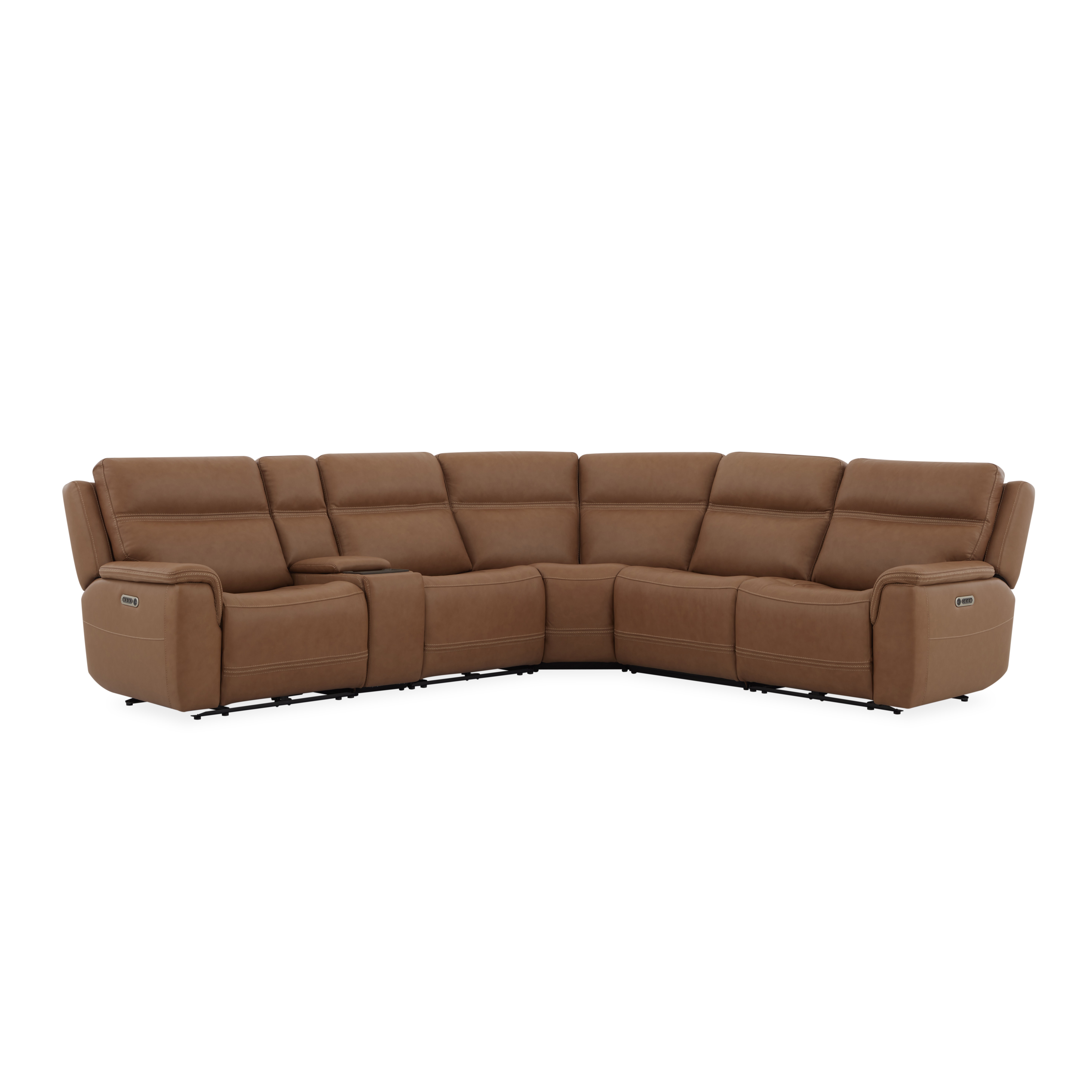 Flexsteel Power Reclining Sectional with Power Headrests and Lumbar 1845-SECTPH-72773