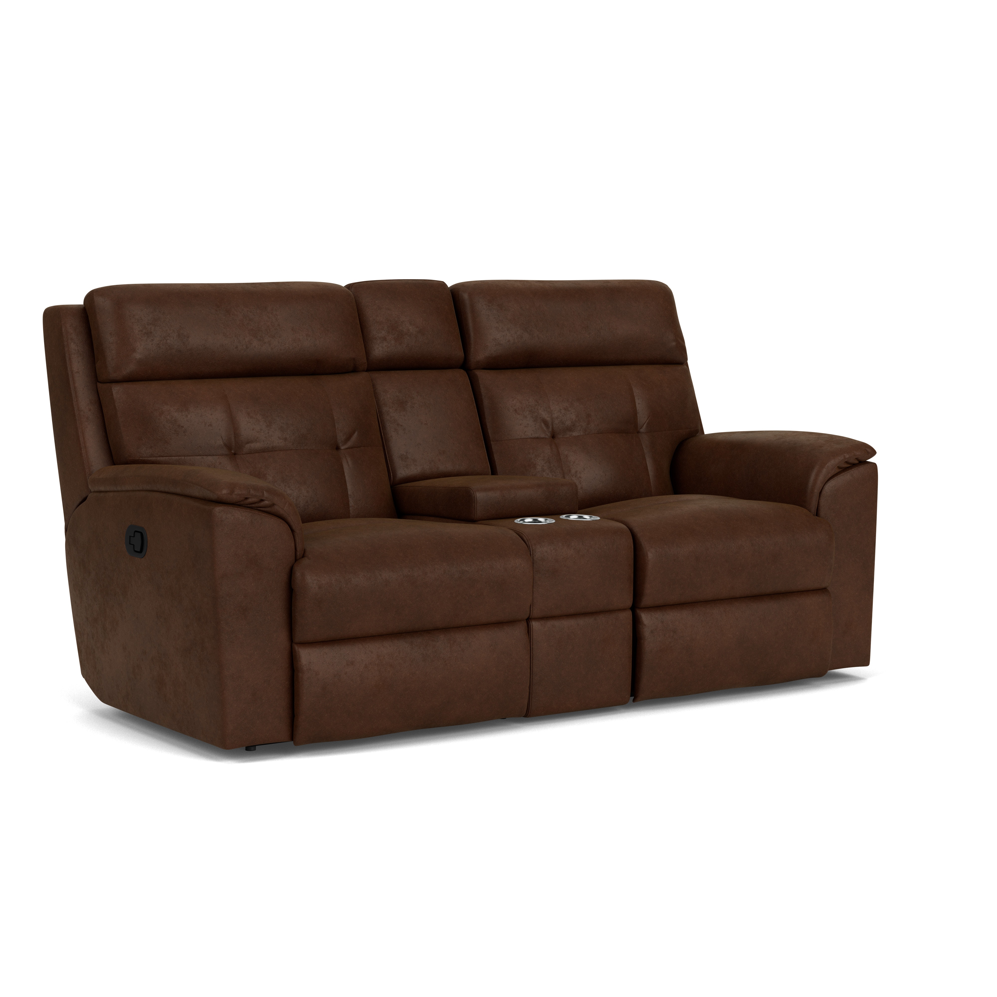 Flexsteel S2804-601-Rec Loveseat with Console S2804-601