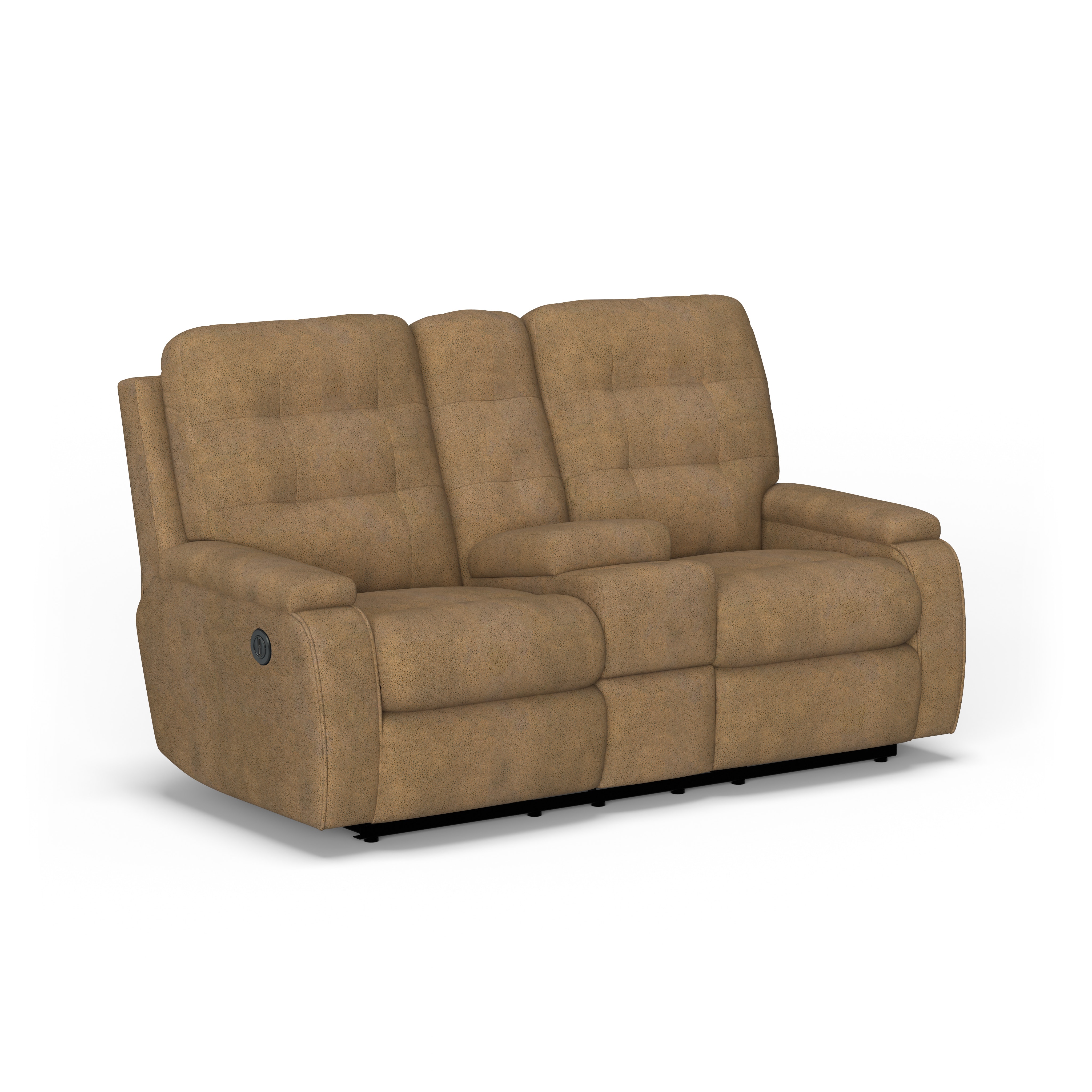 Flexsteel S2806-601M-Power Rec Loveseat with Console S2806-601M