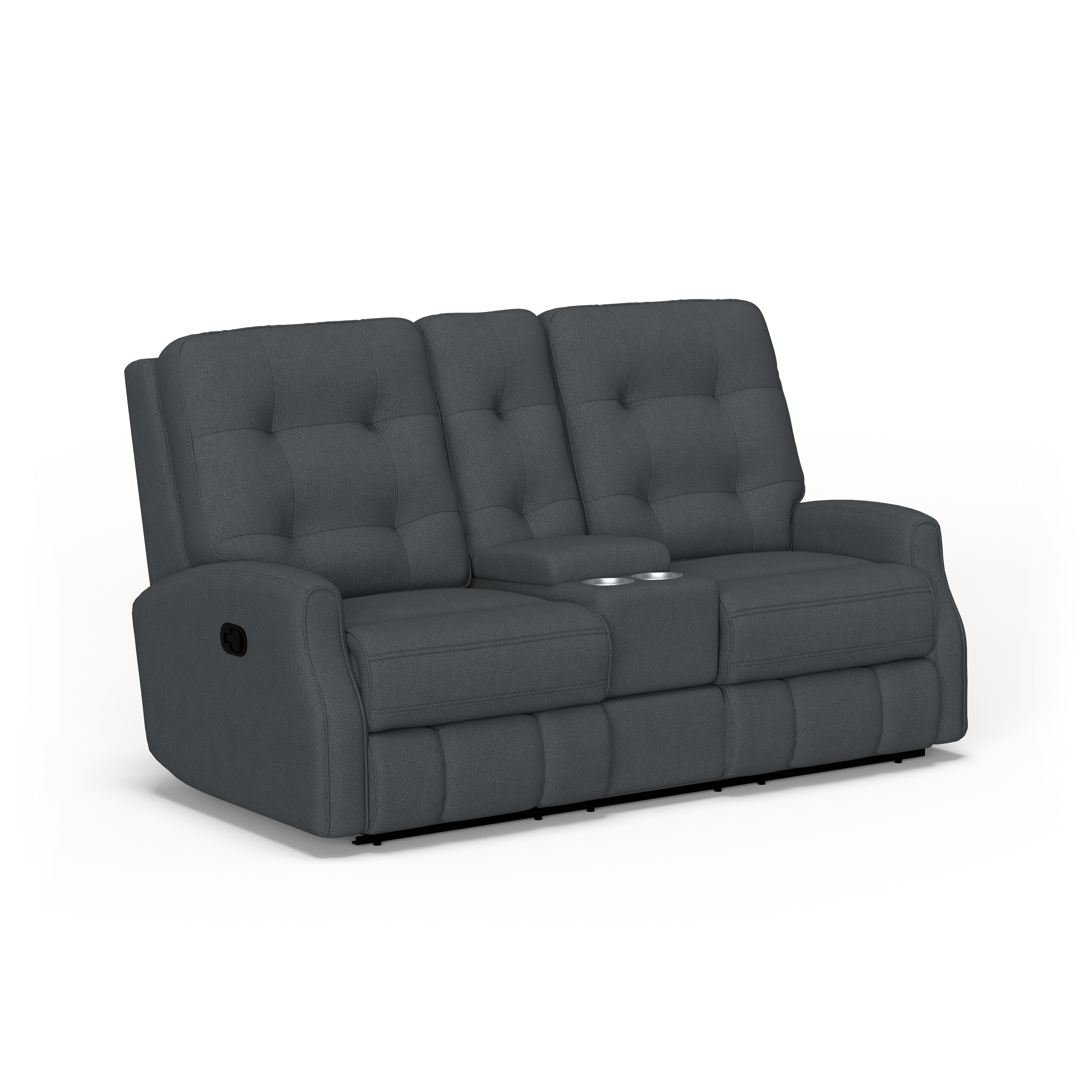 Flexsteel S2882-601-Rec Loveseat with Console S2882-601