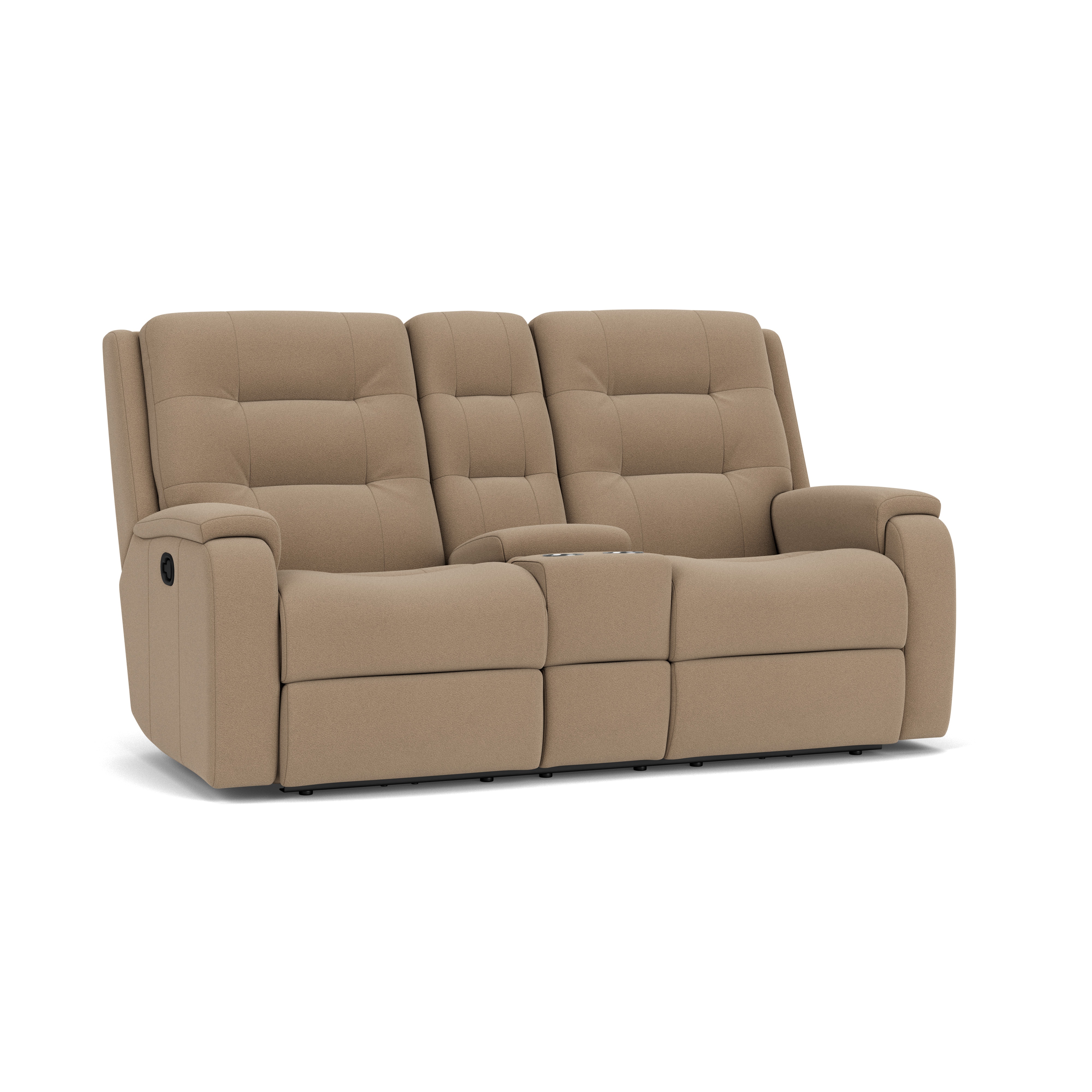 Flexsteel S3810-601-Rec Loveseat with Console S3810-601