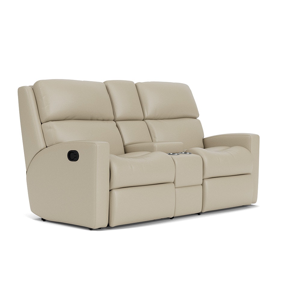 Flexsteel S3900-601-Rec Loveseat with Console S3900-601