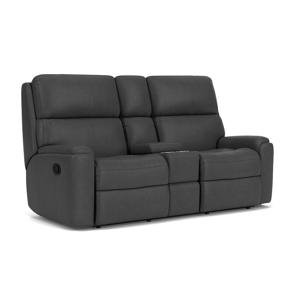 Flexsteel S3904-601-Rec Loveseat with Console S3904-601
