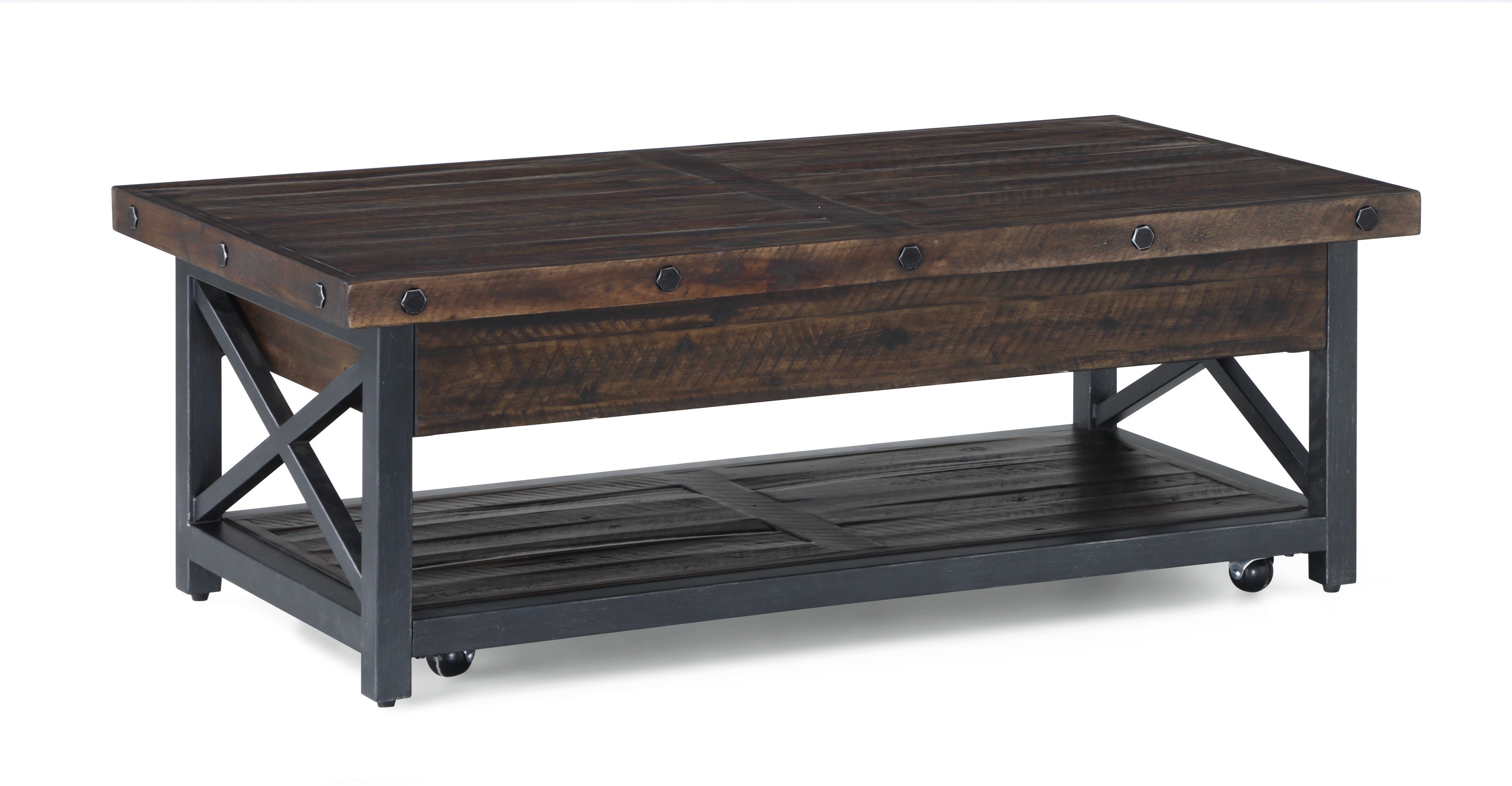 Flexsteel 6722-0311-Rec Lft-Top Coffee Table W Cstr 6722-0311