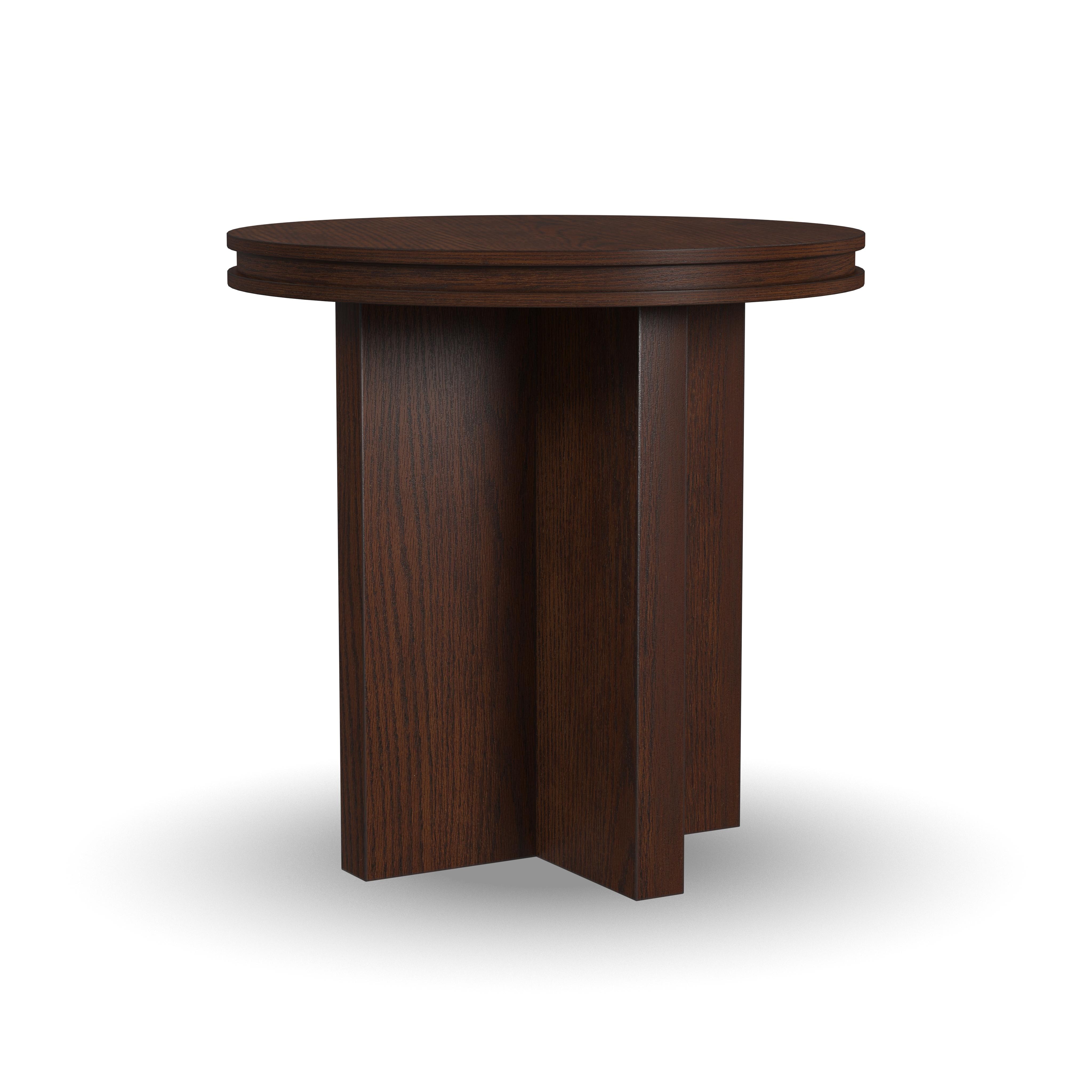 Flexsteel W1026-02-Rnd End Table W1026-02
