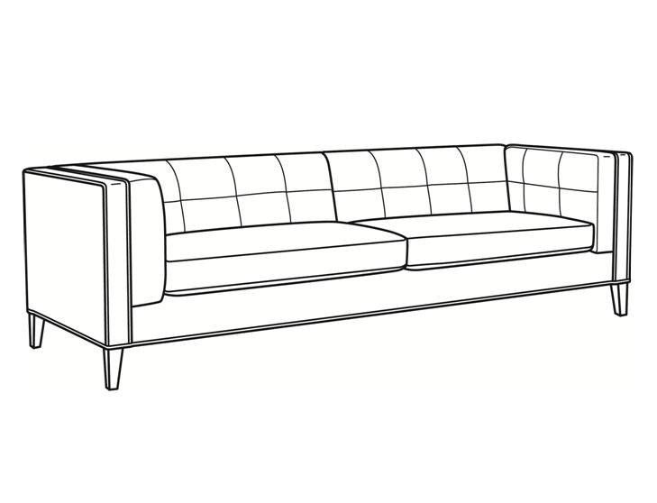 Laine Long Sofa 1950-21