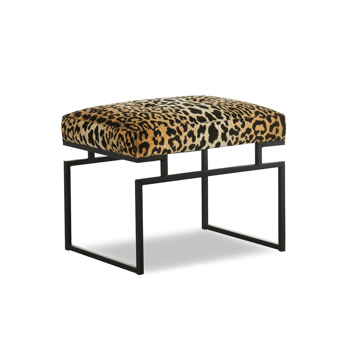 Laine Metal Base Ottoman 9577