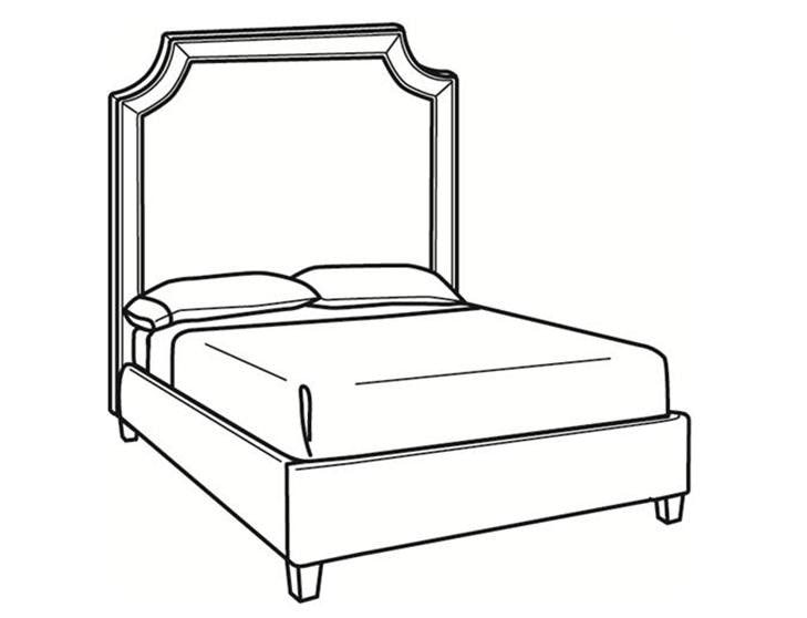 Laine King Bed With Tall Headboard BK200-T