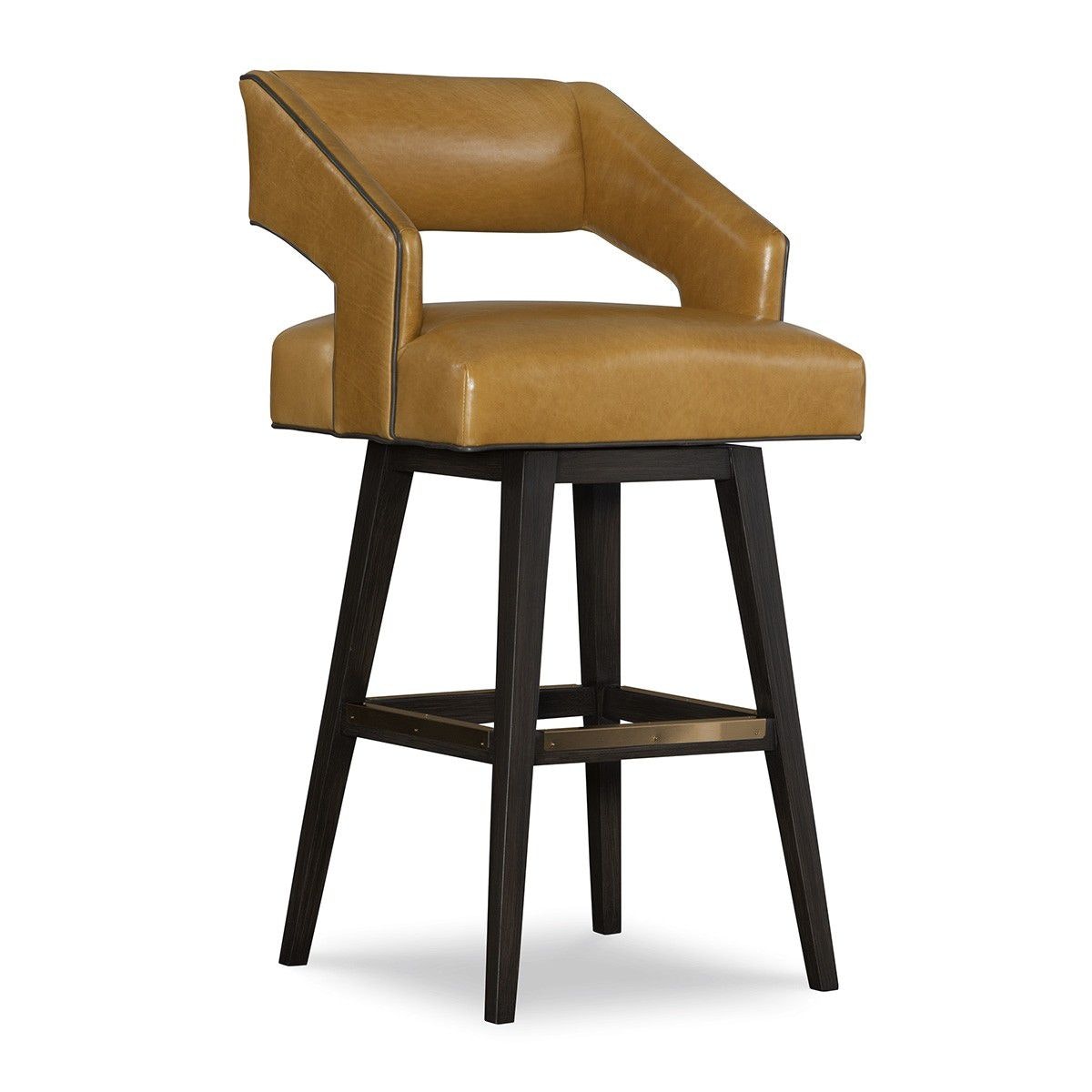 Laine Leather Swivel Bar Stool L3010-46SW