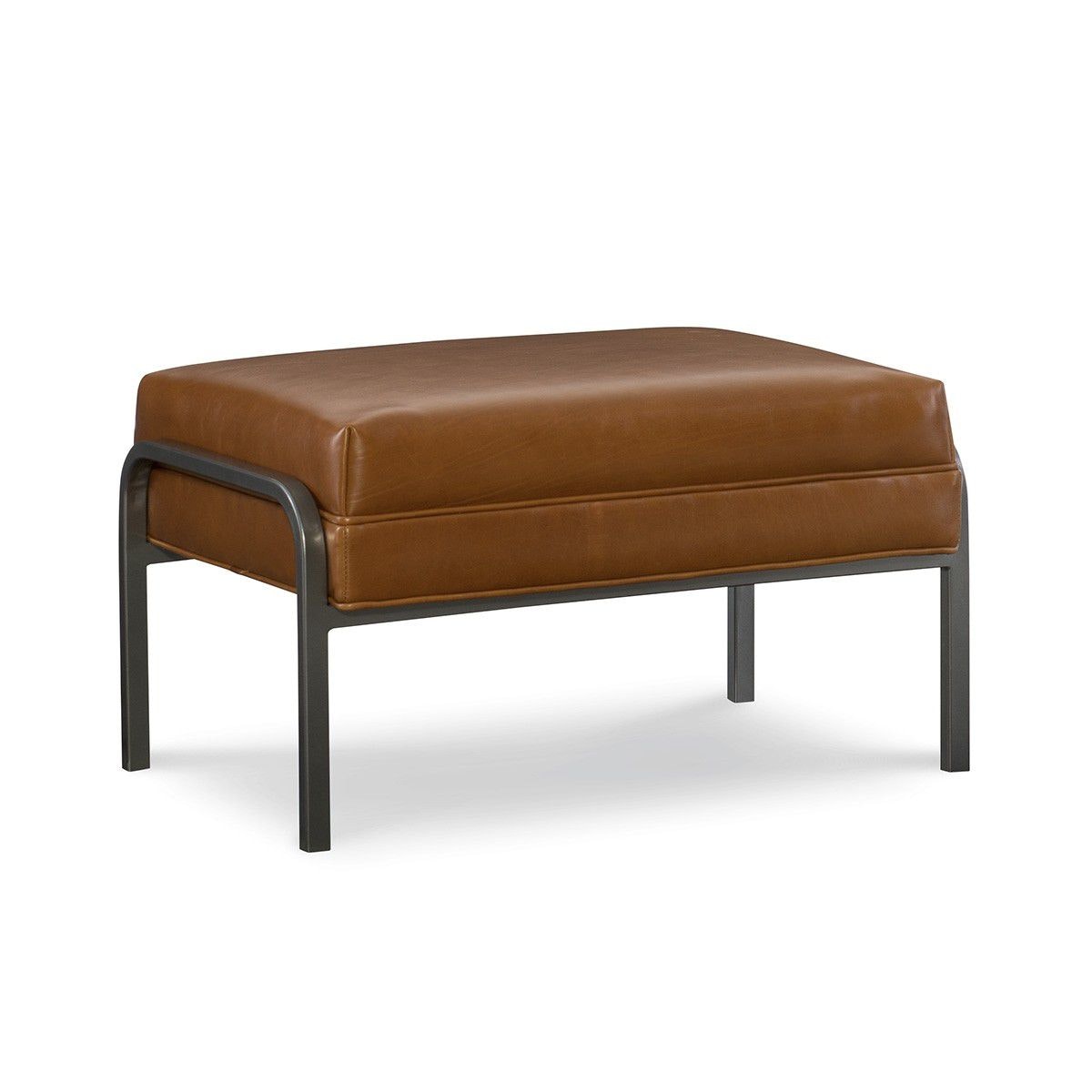 Laine Leather Ottoman L725-07