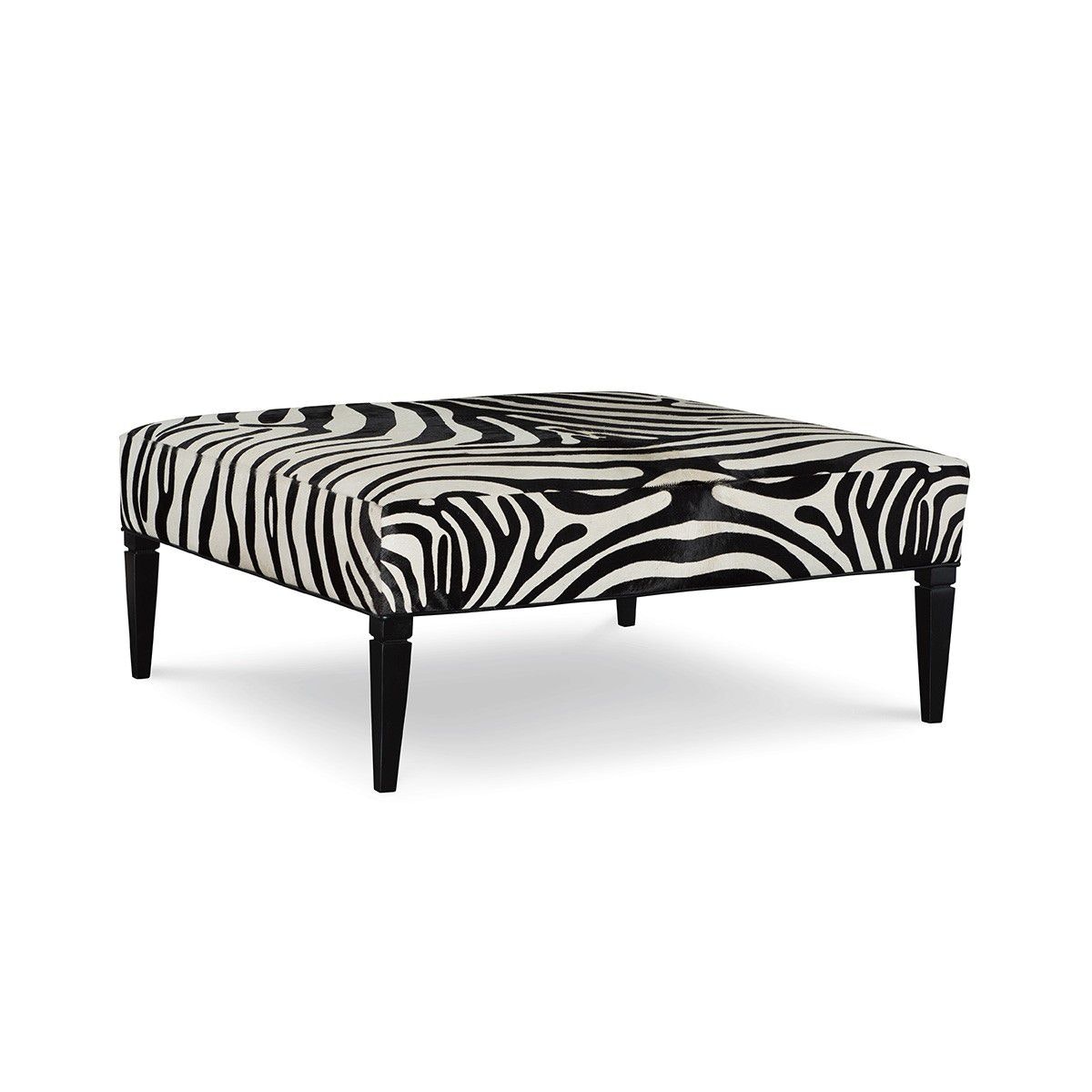Laine Leather Square Ottoman L77-17
