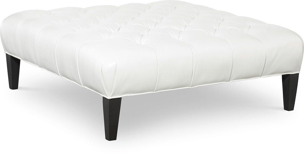 Laine Leather Ottoman L79-07