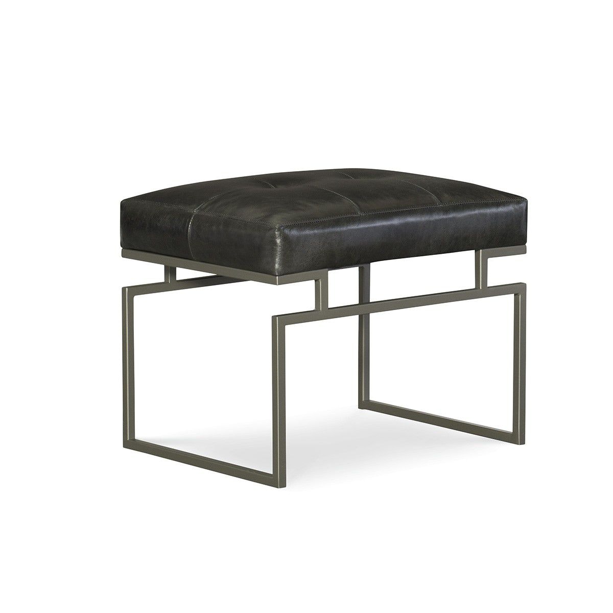 Laine Metal Base Ottoman L9577