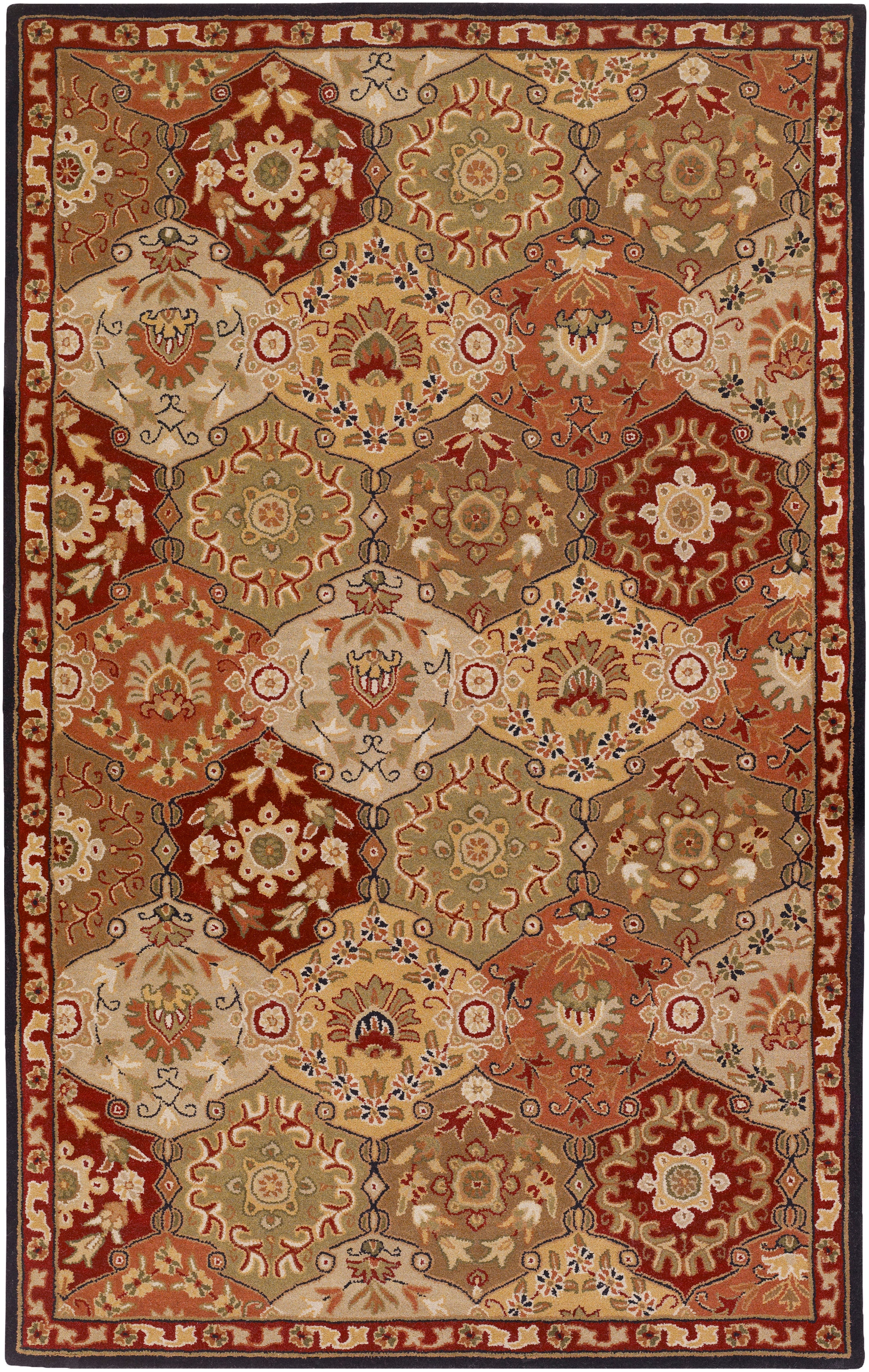 Camel, Garnet, Khaki, Dark Brown, Black CAE1034-58