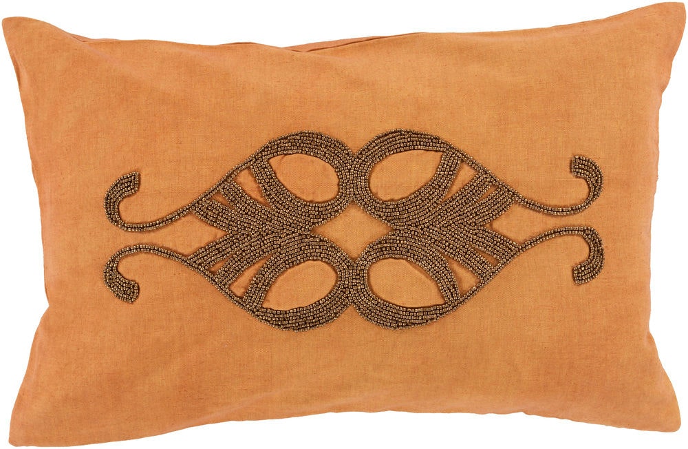 Surya Cairo 13 x 20 x 5 Lumbar Pillow CR002-1320D