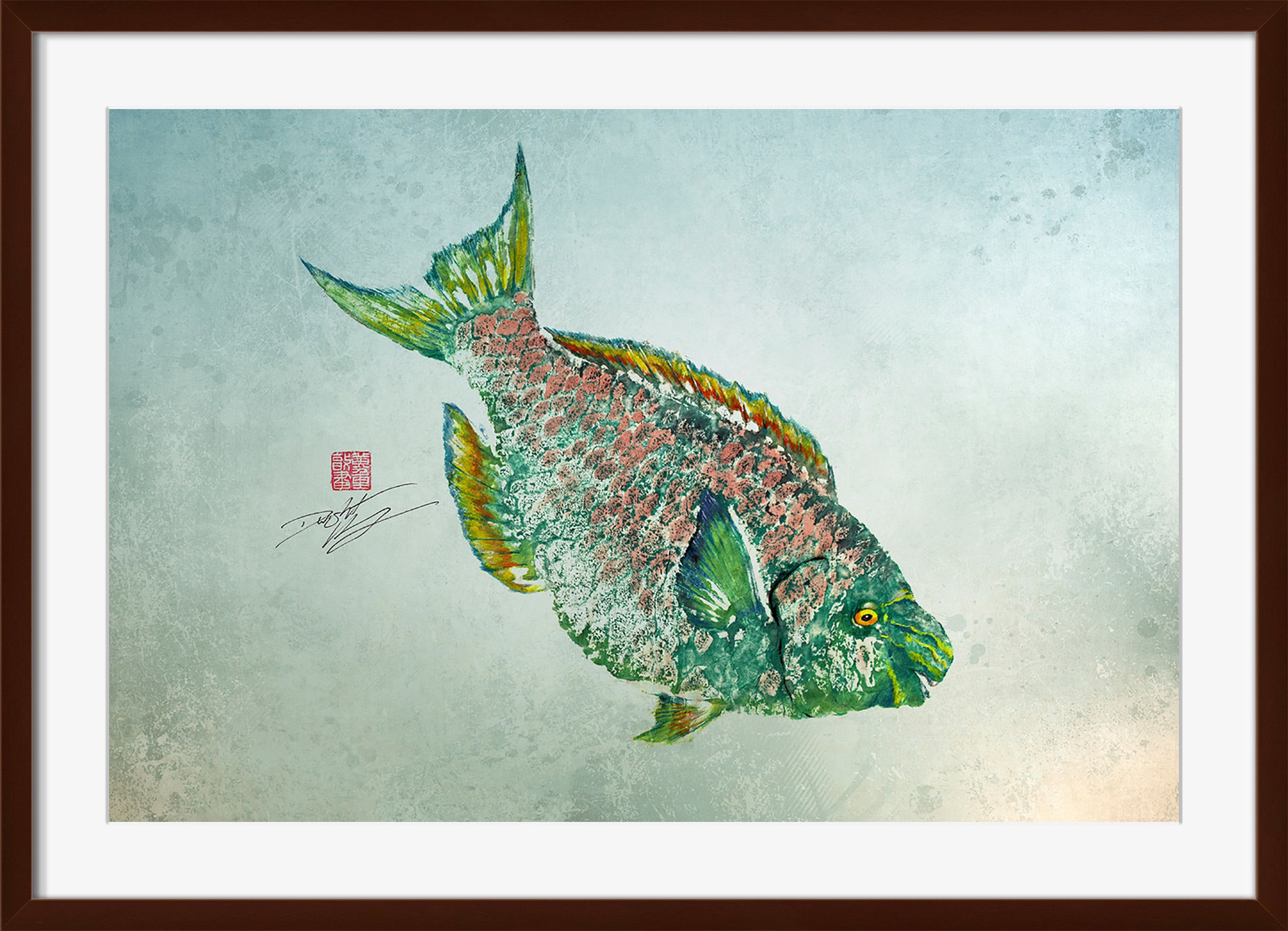 Surya Parrot Fish - Wall Art DH107A-001