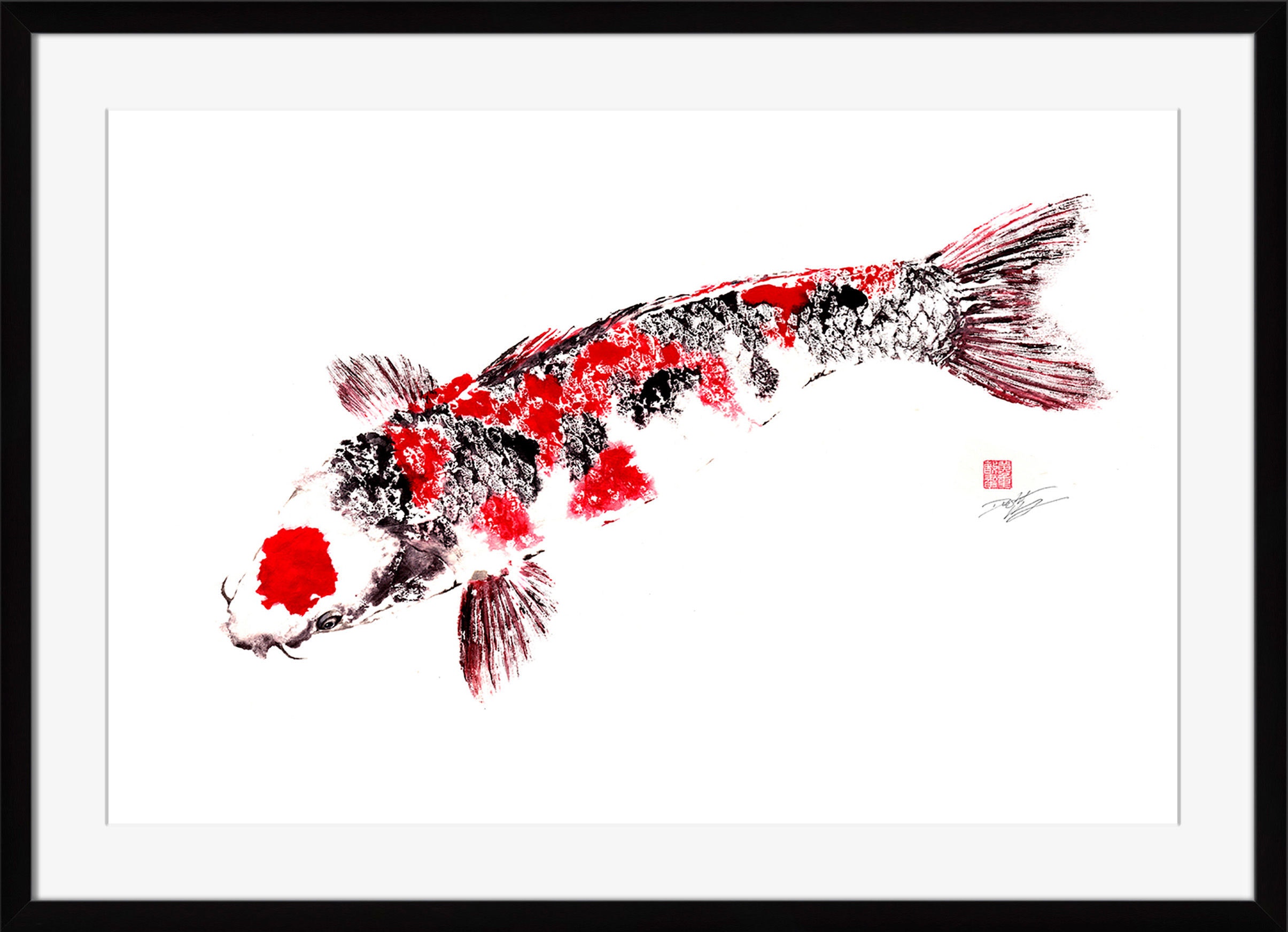 Surya Japanese Koi - Wall Art DH117A-001