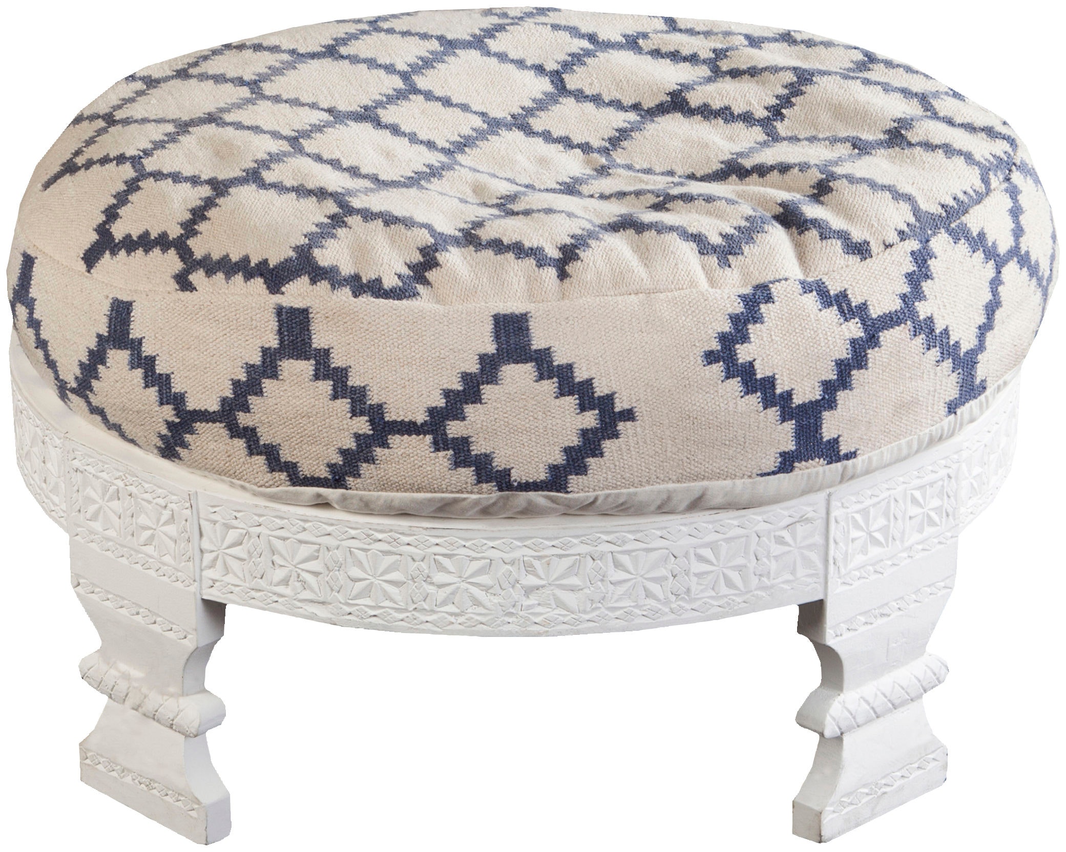 Surya Surya Furniture 30.4 x 30.4 x 11.2 Ottoman FL1026-767628