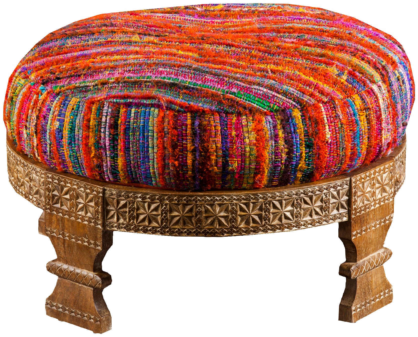Surya Surya Furniture 30.4 x 30.4 x 11.2 Ottoman FL1027-767628