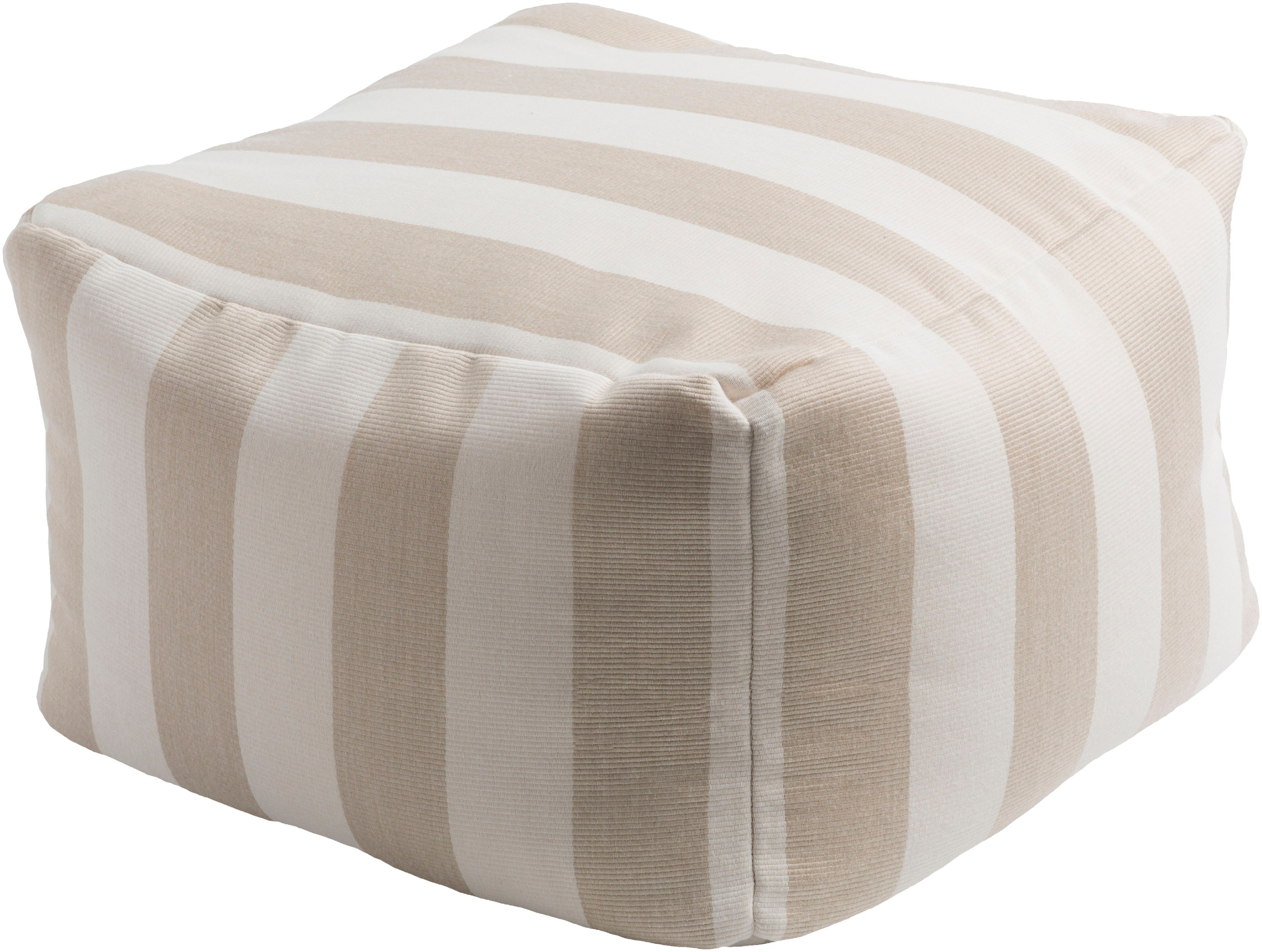 Surya Finn 22 x 22 x 14 Pouf FNPF004-222214