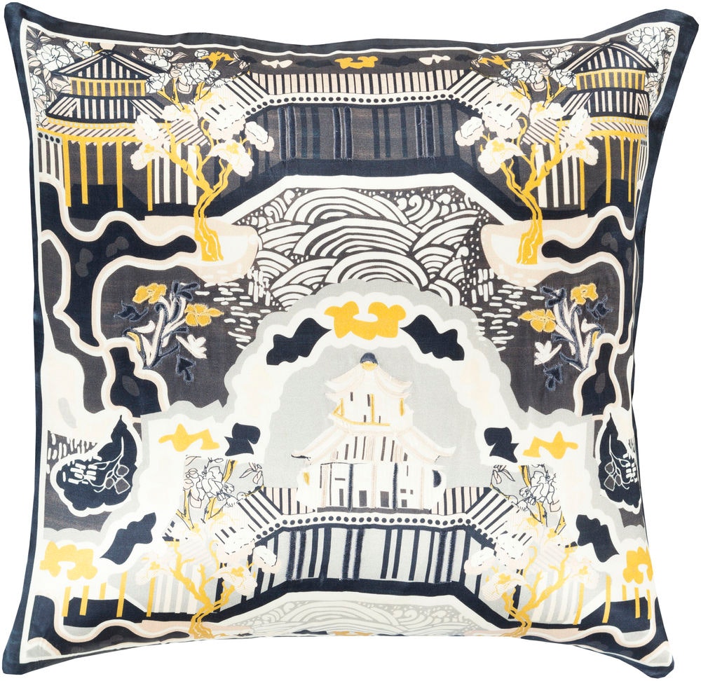 Surya Geisha 20 x 20 x 4 Throw Pillow GE011-2020D
